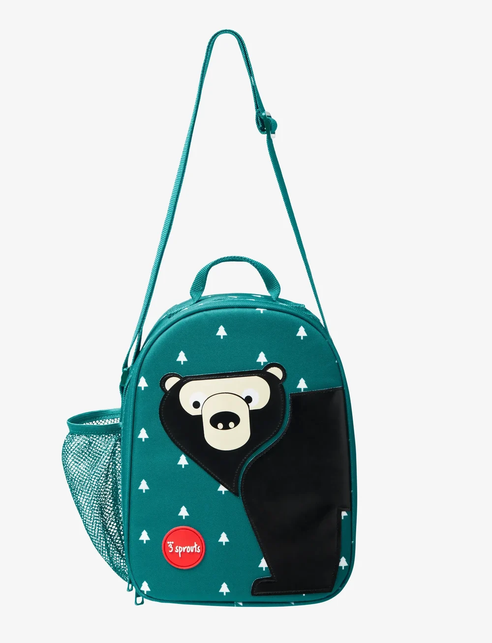 3 Sprouts - 3 Sprouts Lunch Bag, Bear/Teal - lõunasöögikarbid - green - 2