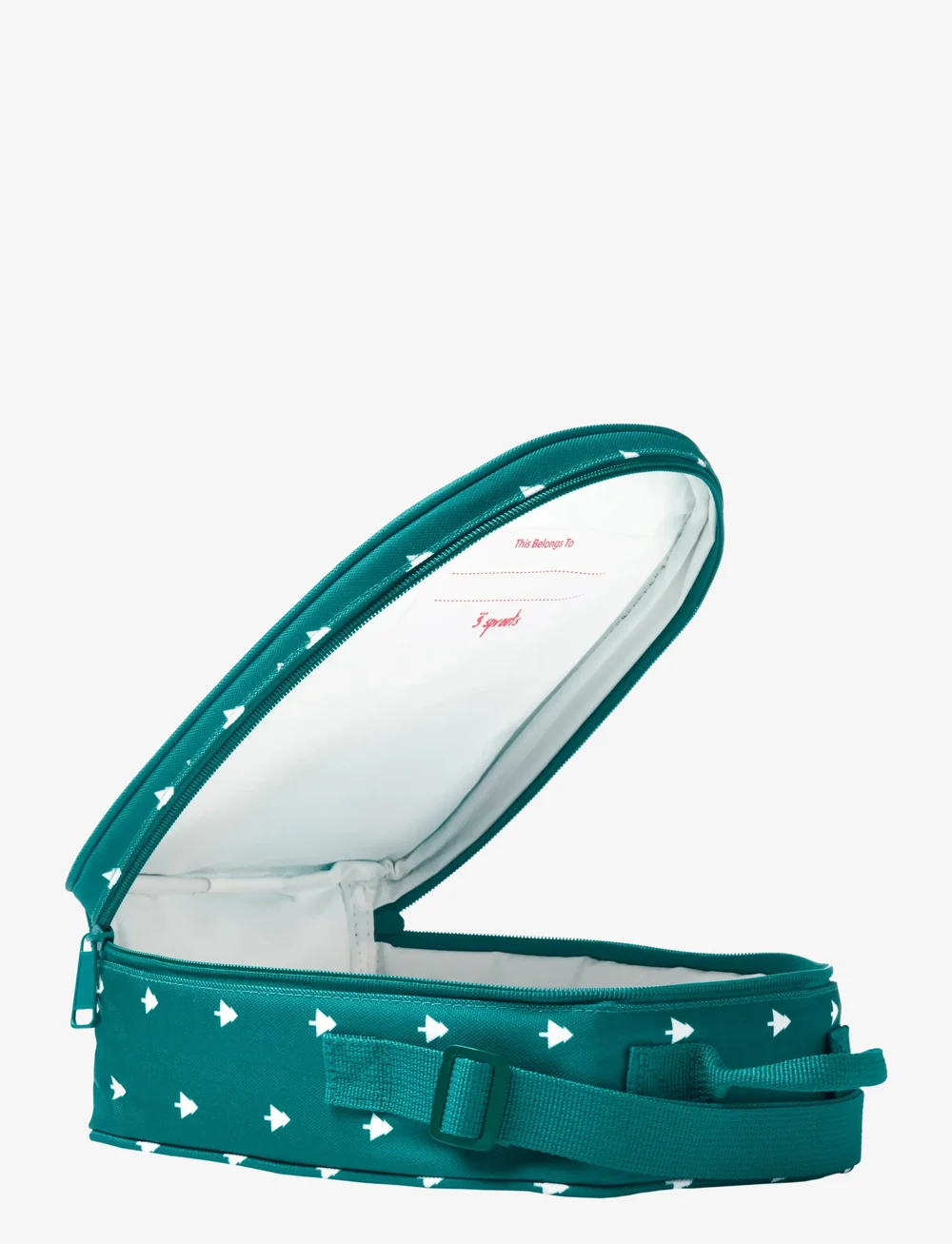 3 Sprouts - 3 Sprouts Lunch Bag, Bear/Teal - lõunasöögikarbid - green - 3
