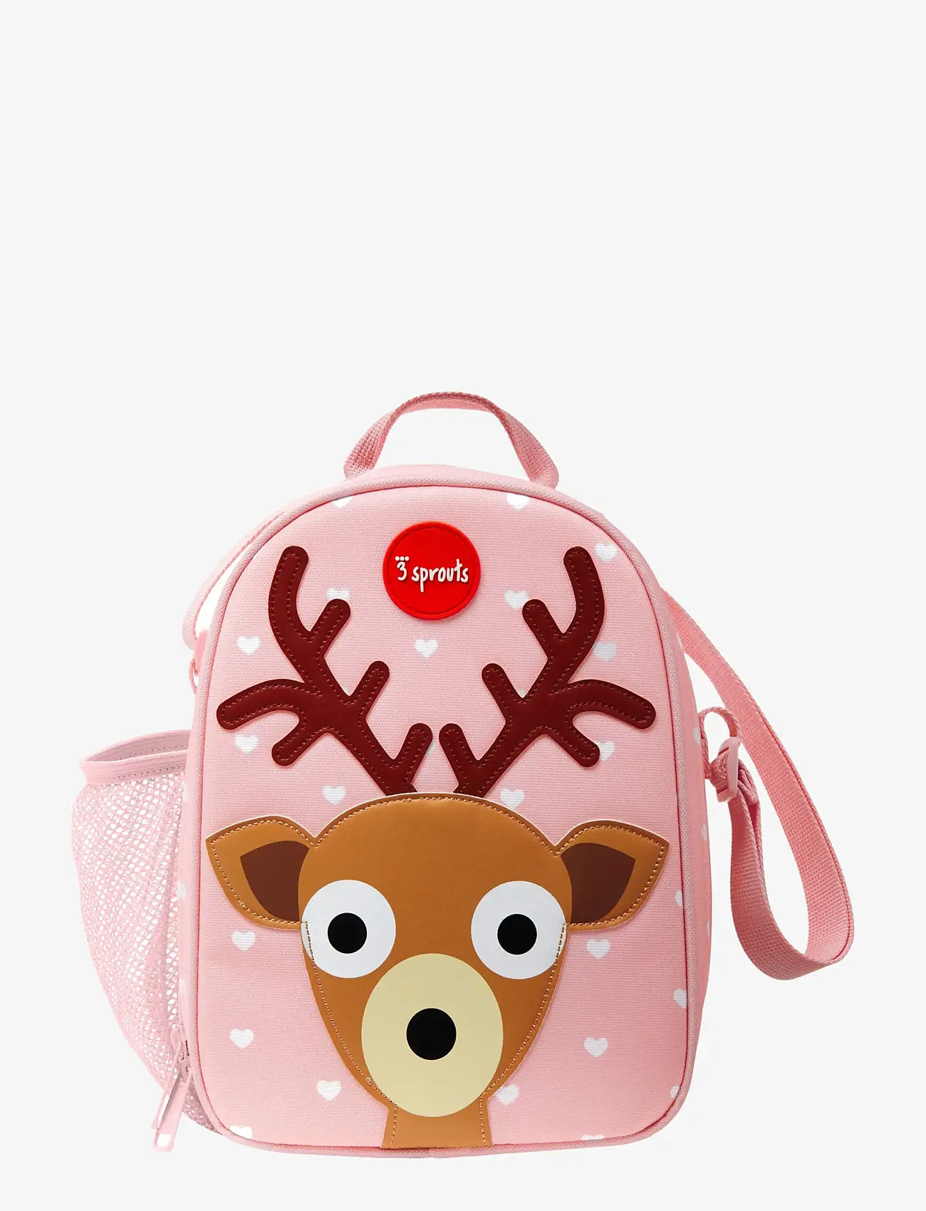 3 Sprouts - 3 Sprouts Lunch Bag, Deer/Pink - lunch boxes - pink - 1