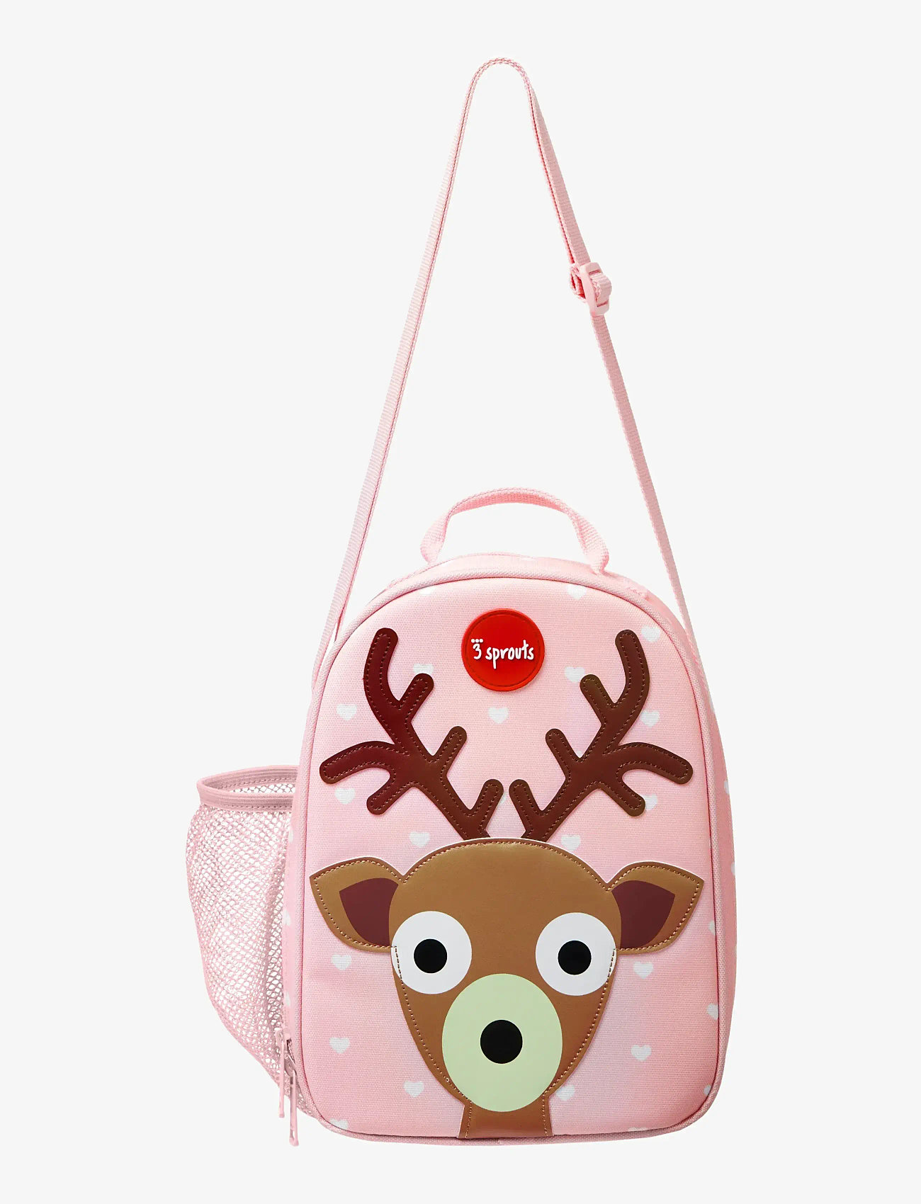 3 Sprouts - 3 Sprouts Lunch Bag, Deer/Pink - lunch boxes - pink - 2