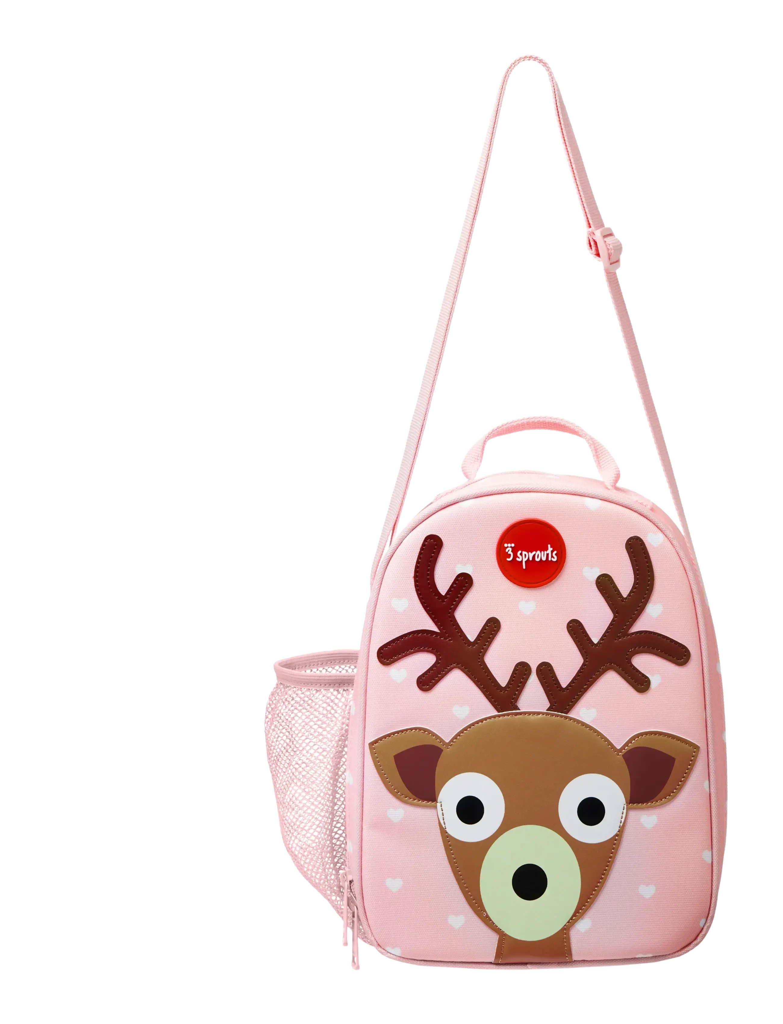 3 Sprouts - 3 Sprouts Lunch Bag, Deer/Pink - brotdosen - pink - 2