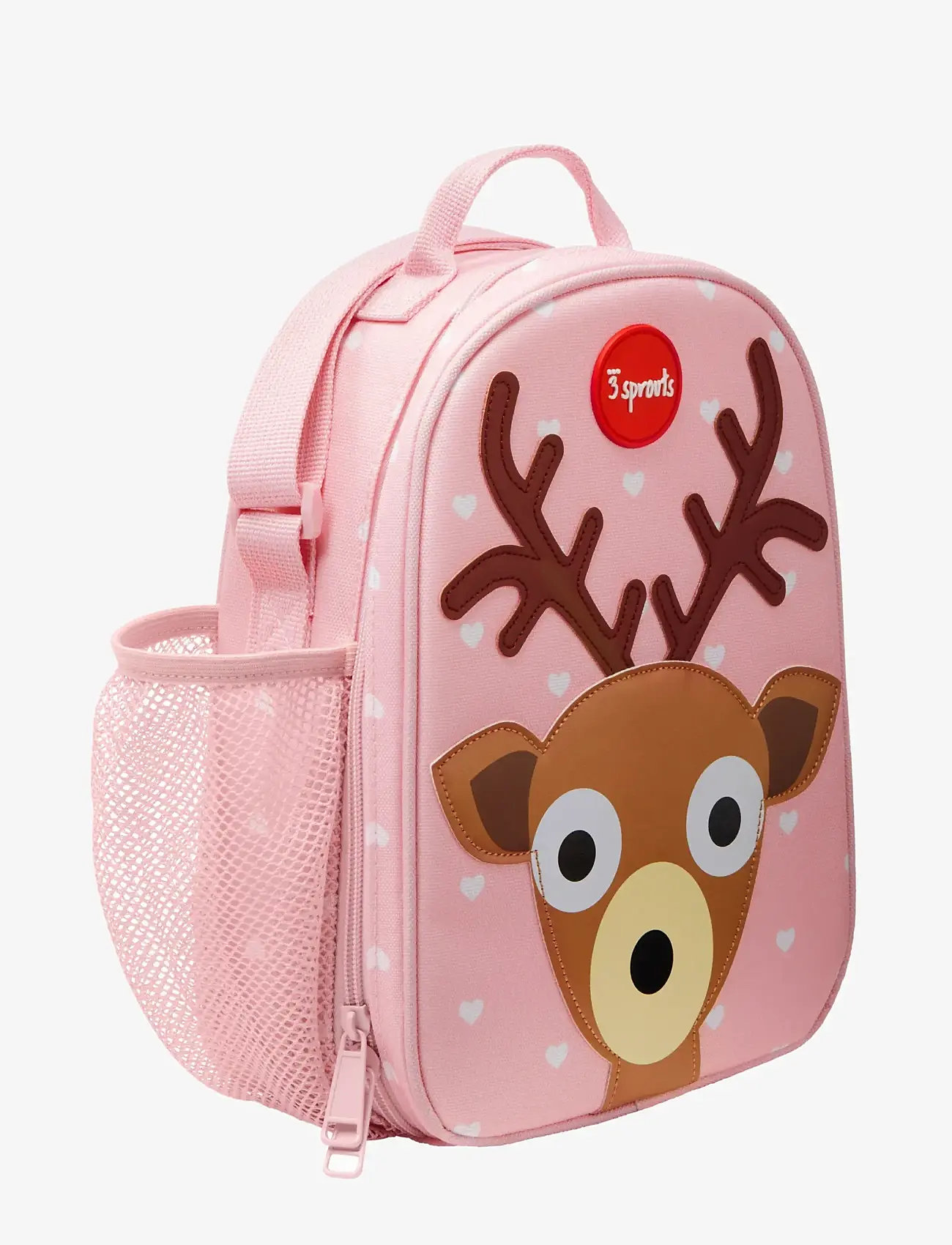 3 Sprouts - 3 Sprouts Lunch Bag, Deer/Pink - lunch boxes - pink - 4