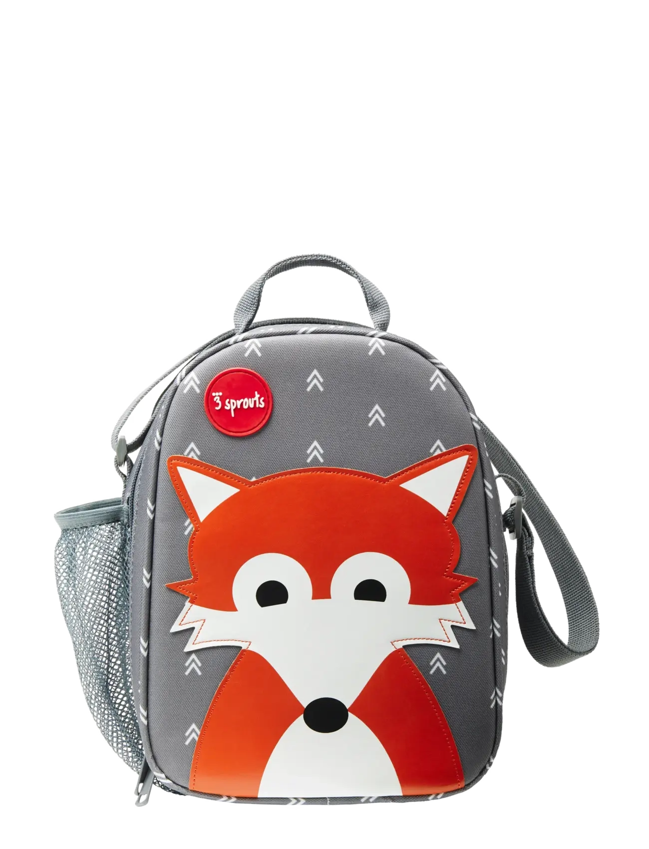 3 Sprouts Lunch Bag, Fox/Gray, Madkasse, Grå, Str: ONE SIZE