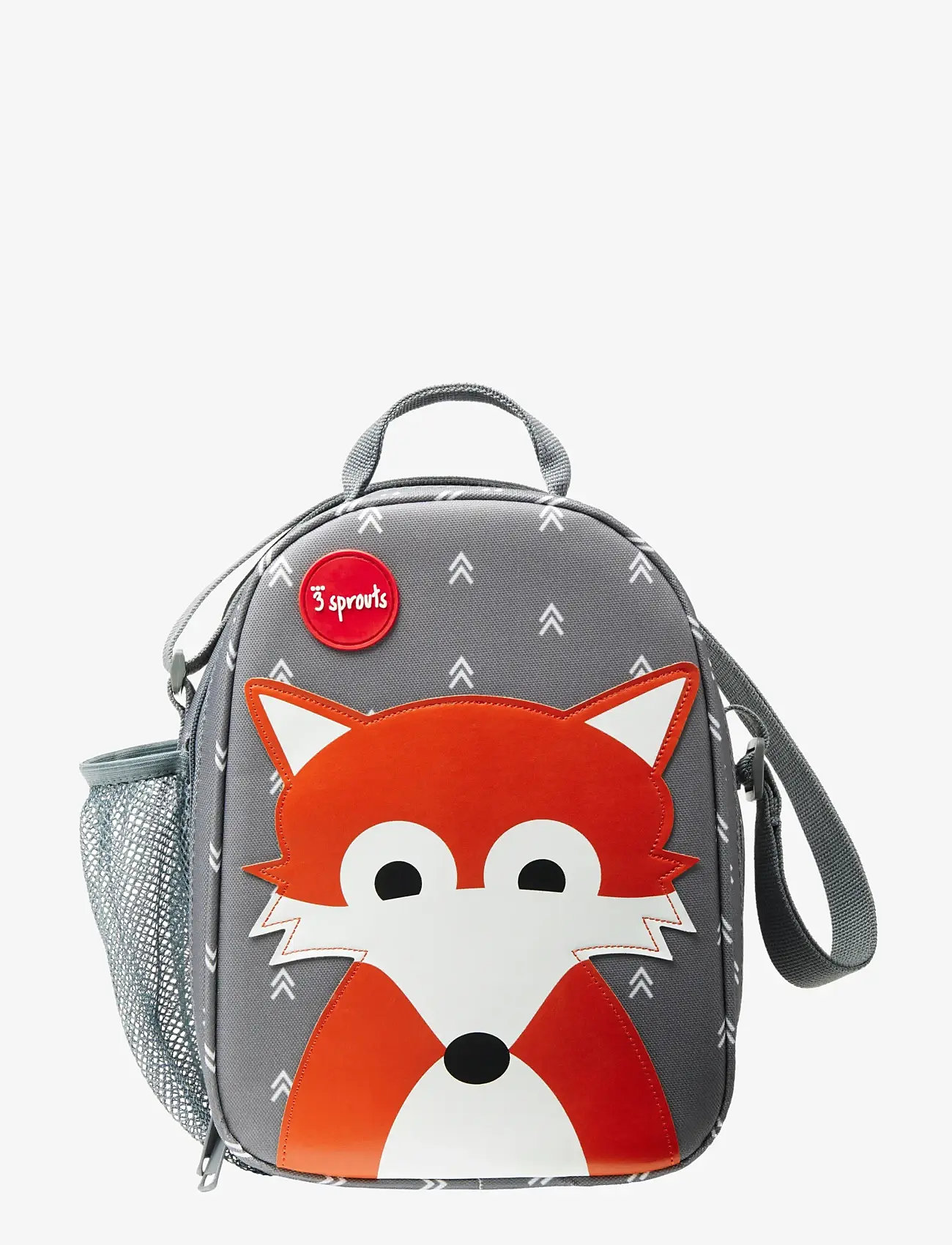 3 Sprouts - 3 Sprouts Lunch Bag, Fox/Gray - brotdosen - gray - 1