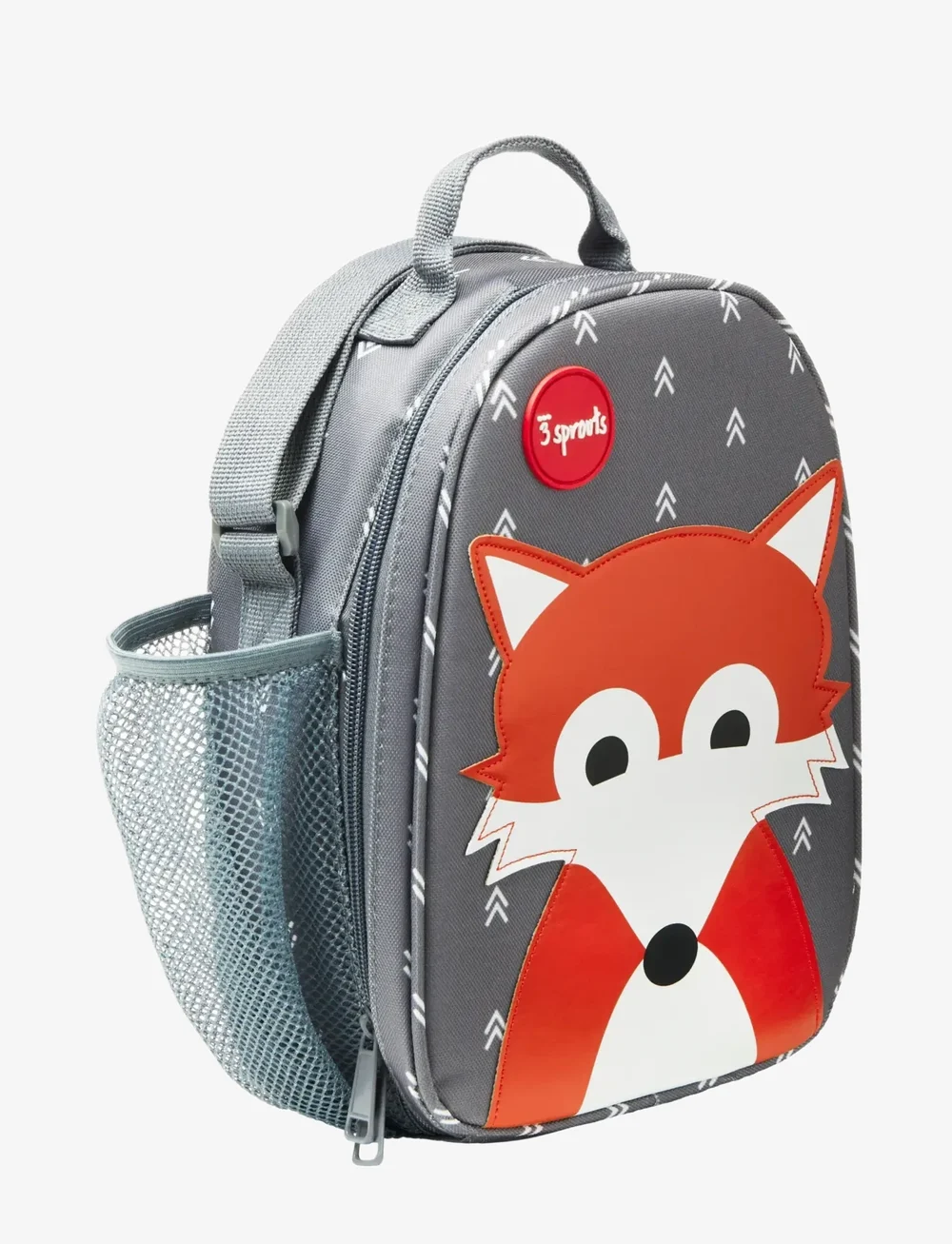 3 Sprouts - 3 Sprouts Lunch Bag, Fox/Gray - lõunasöögikarbid - gray - 2
