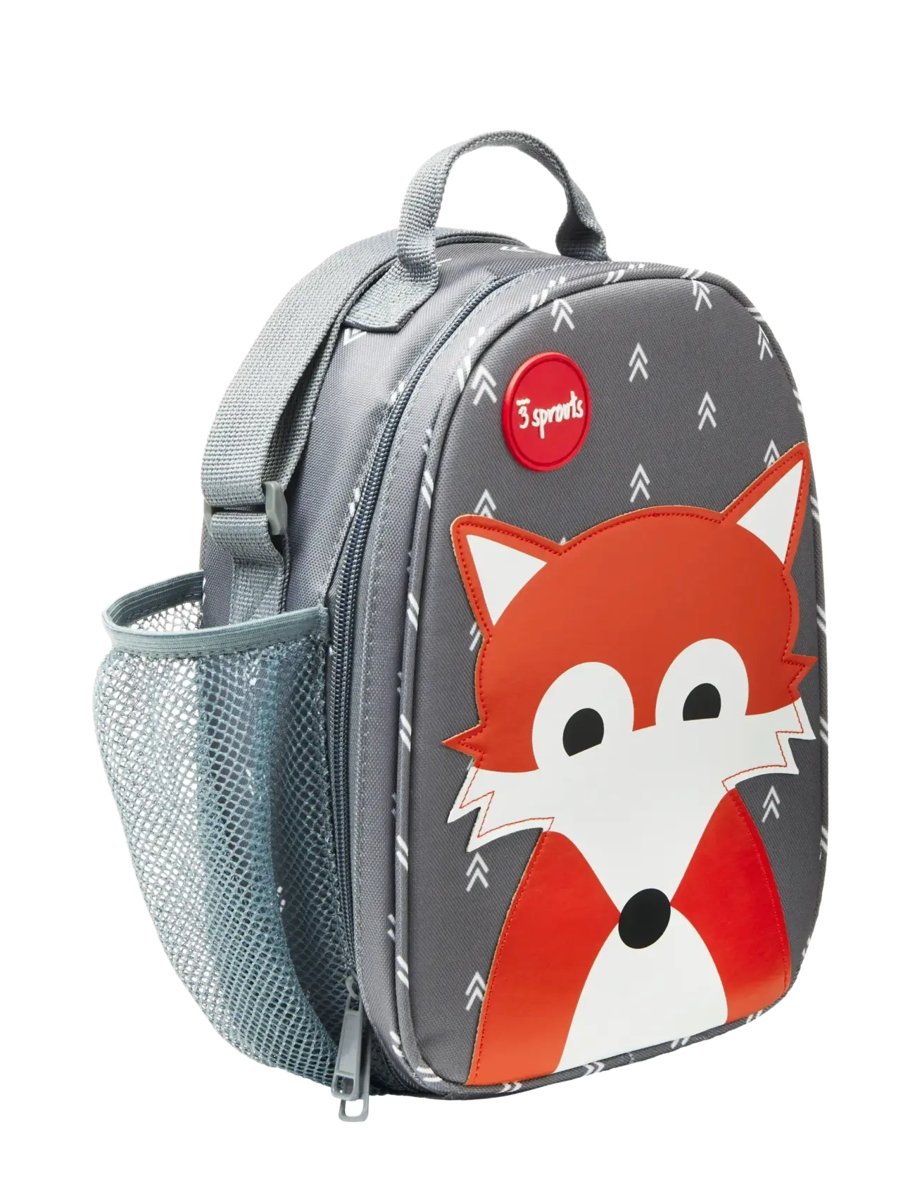 3 Sprouts - 3 Sprouts Lunch Bag, Fox/Gray - boîtes à lunch - gray - 2