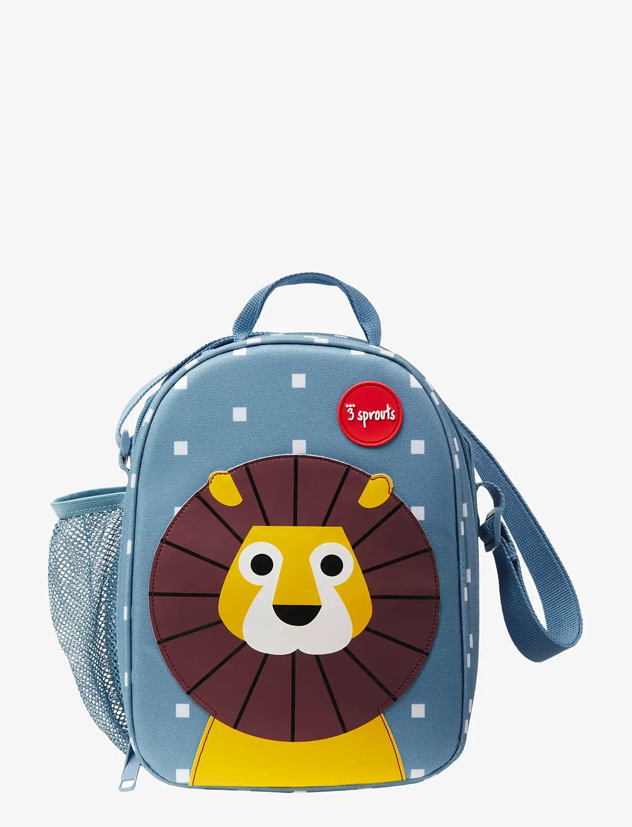 3 Sprouts - 3 Sprouts Lunch Bag, Lion/Blue - madkasser - blue - 1