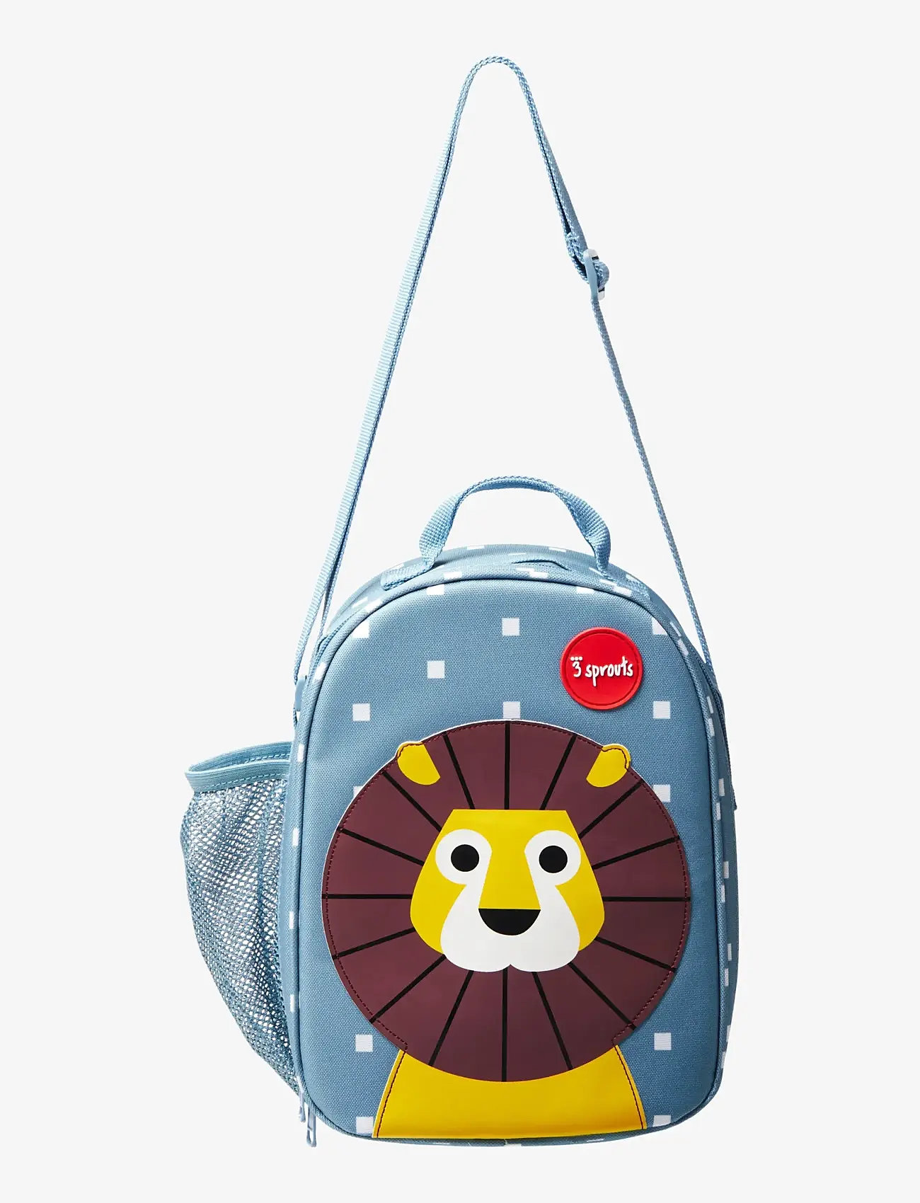 3 Sprouts - 3 Sprouts Lunch Bag, Lion/Blue - madkasser - blue - 2