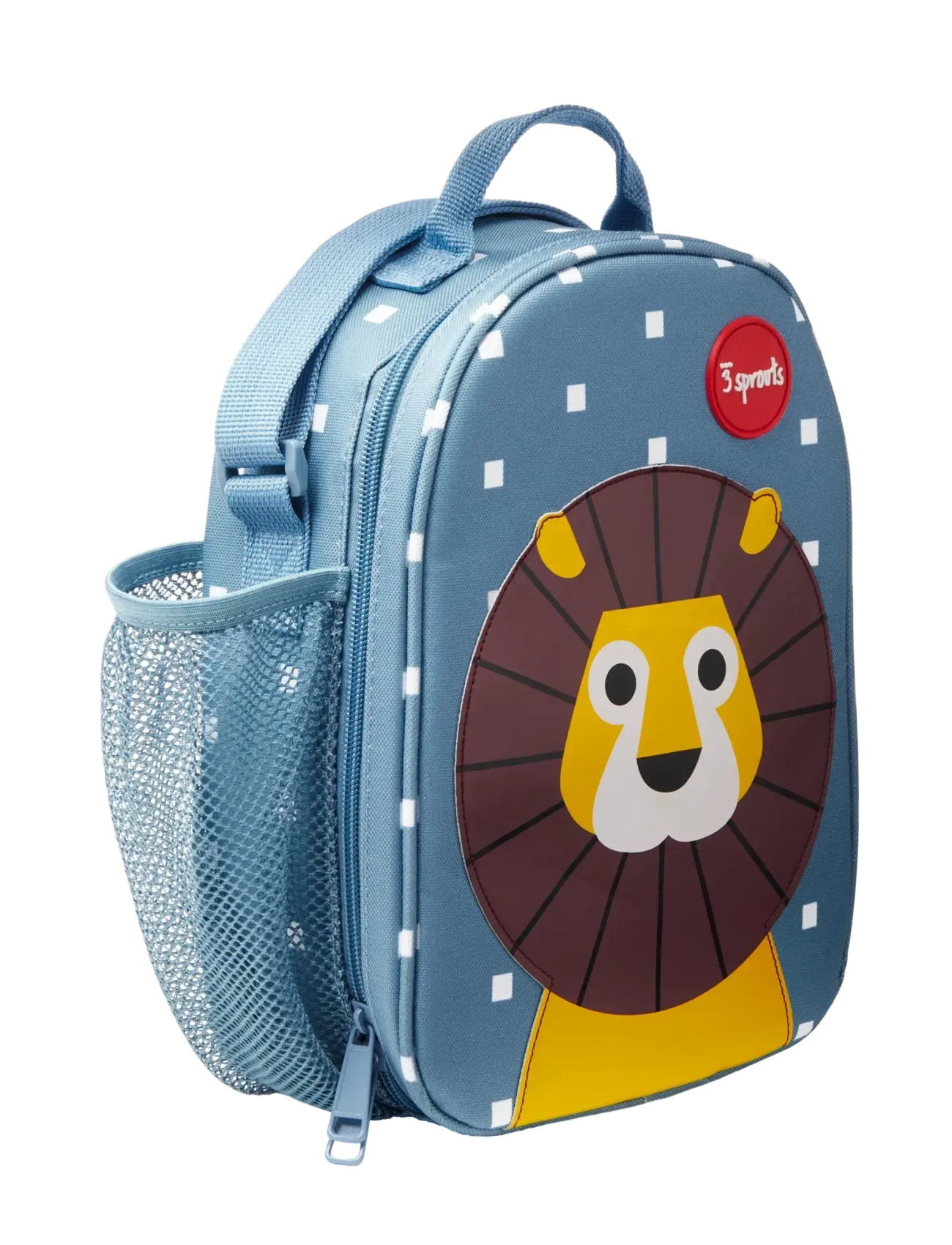 3 Sprouts - 3 Sprouts Lunch Bag, Lion/Blue - brotdosen - blue - 3