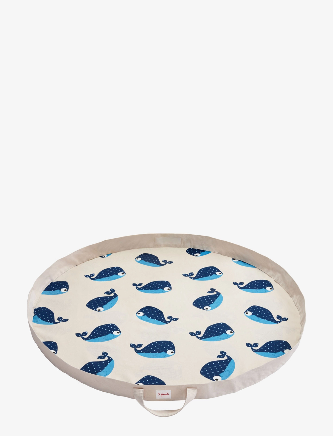 3 Sprouts Play Blanket, Ø 112 cm, Blue, Babysøvn > Legemåtter, Børn