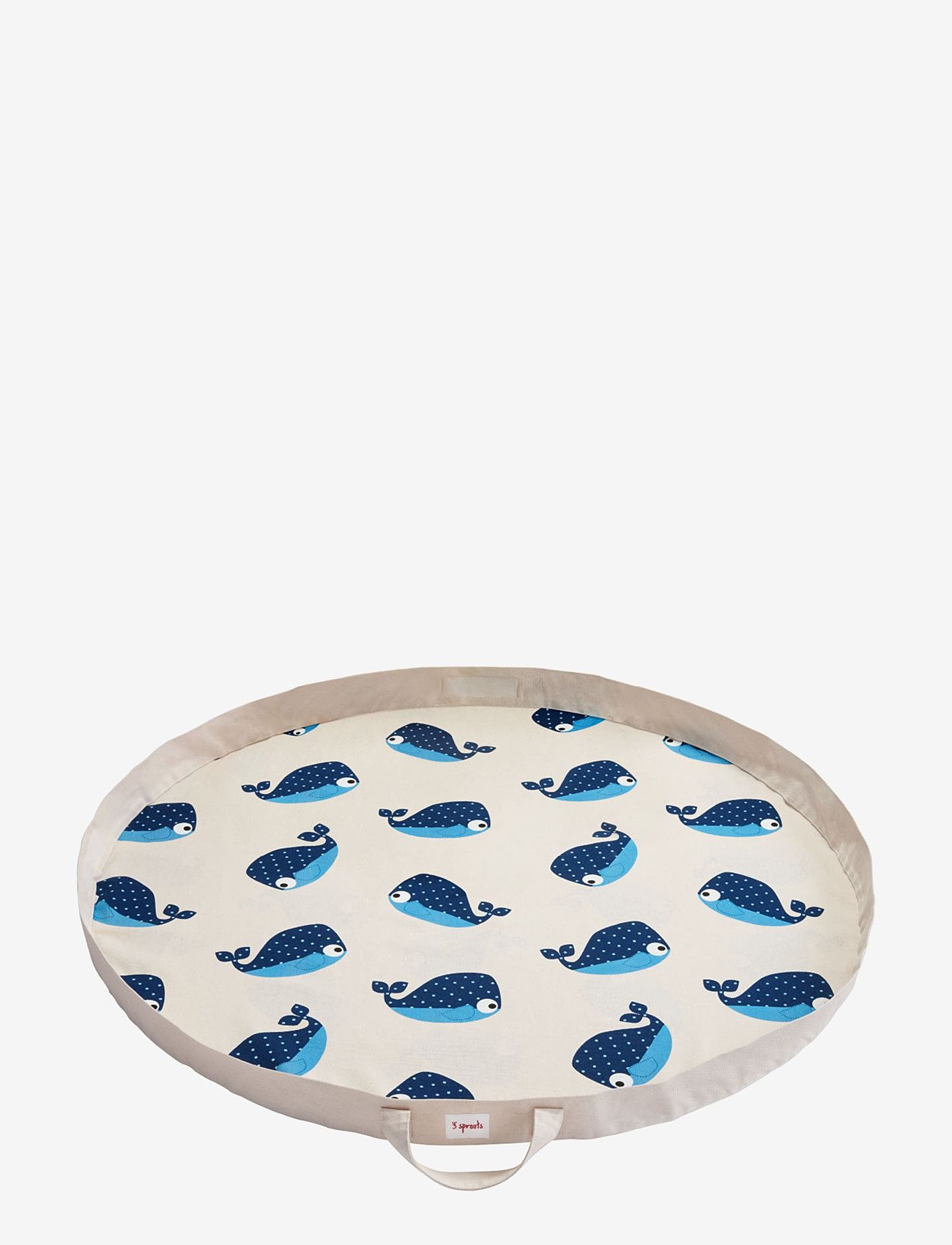 3 Sprouts - Play blanket - spielmatten - blue - whale - 0