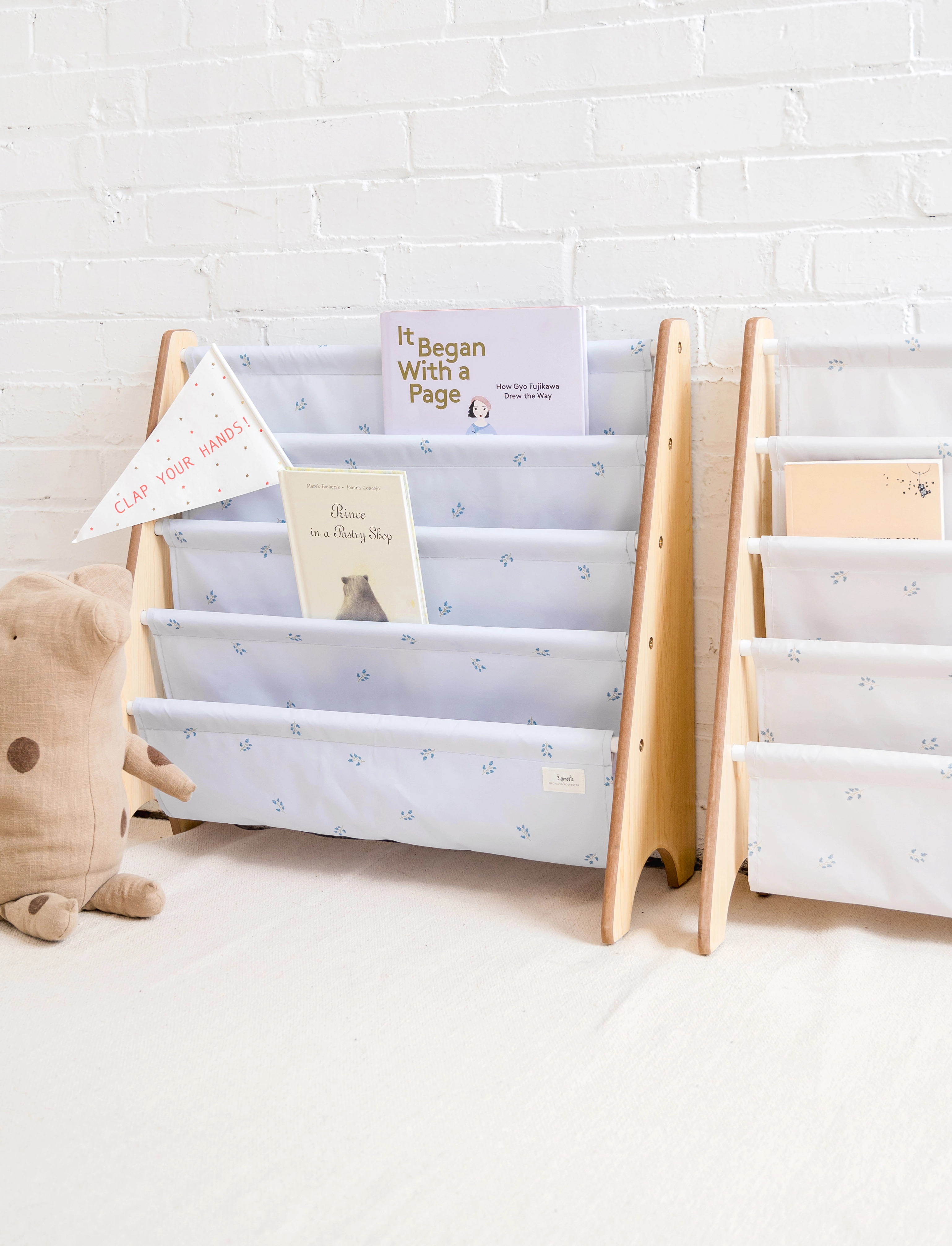 3 Sprouts - 3 Sprouts Bookcase, Blueberry mist - aufbewahrungskörbe - mist - 5