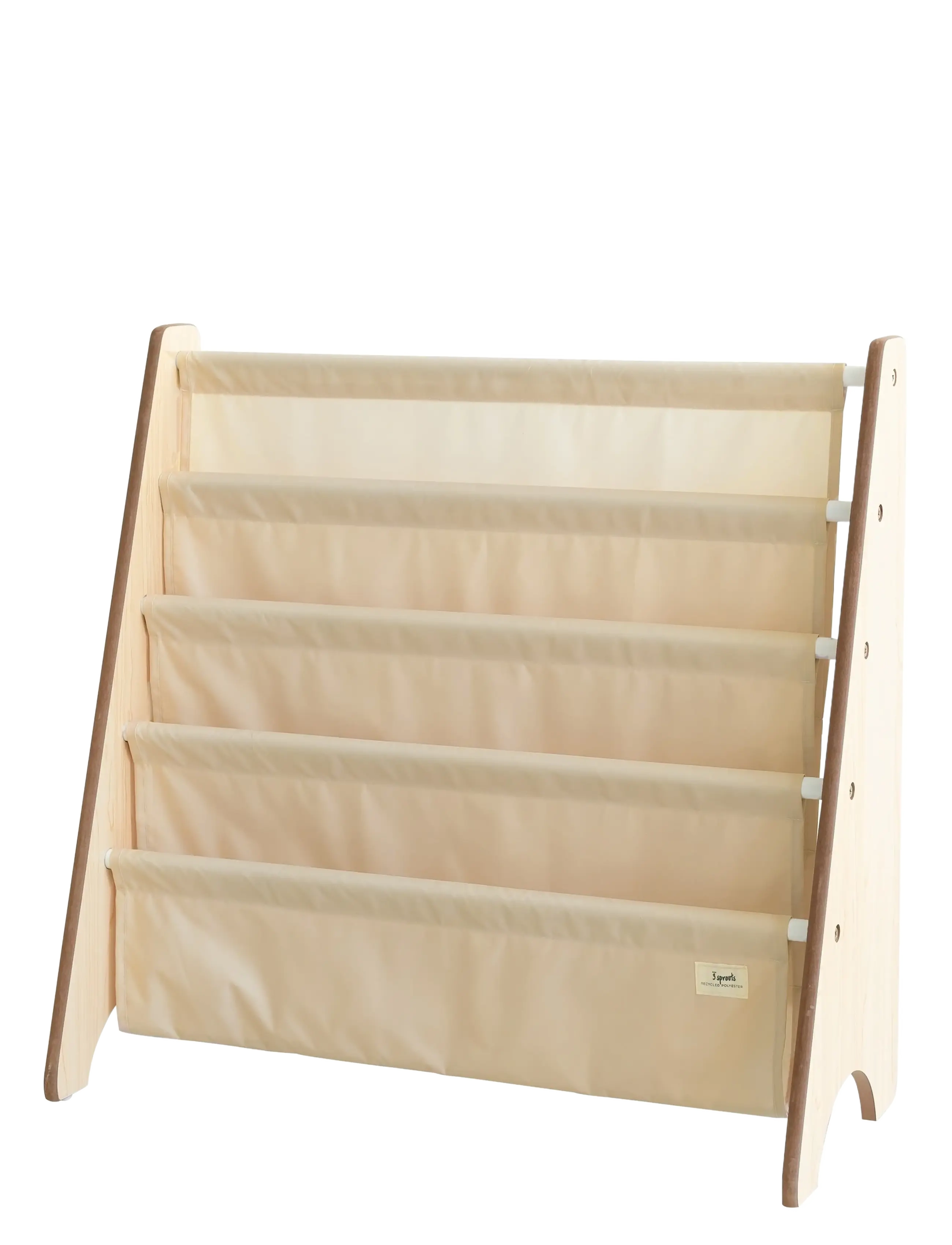 3 Sprouts Bookcase, Beige - BEIGE