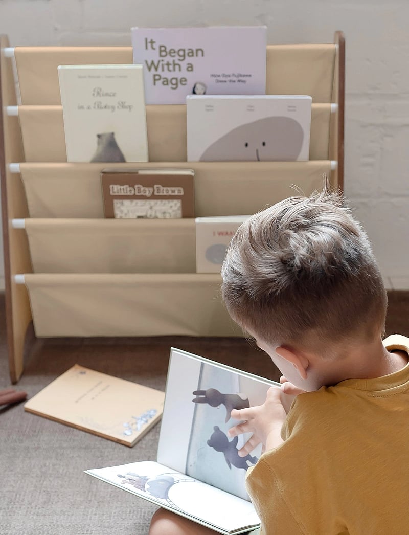 3 Sprouts - 3 Sprouts Bookcase, Beige - hylder - beige - 2