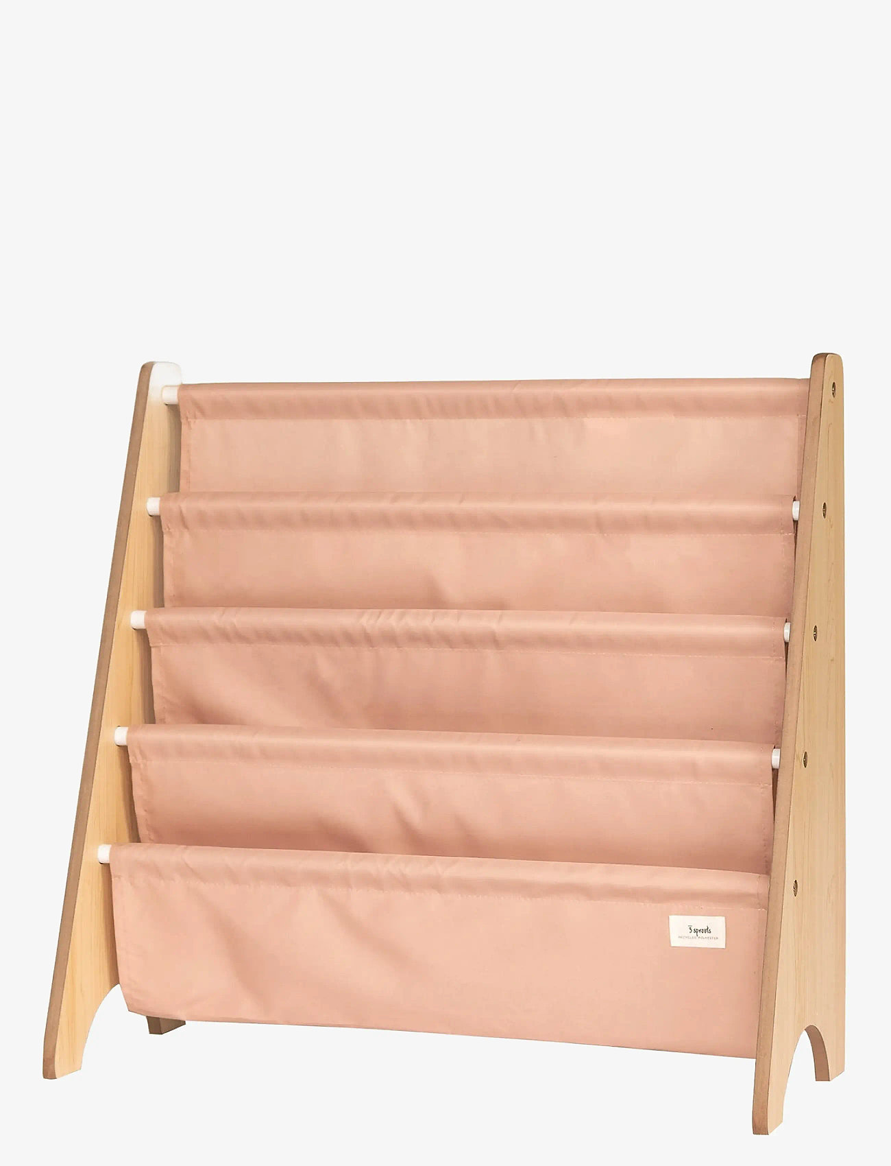 3 Sprouts - 3 Sprouts Book Rack, Clay - hyllor - pink - 1