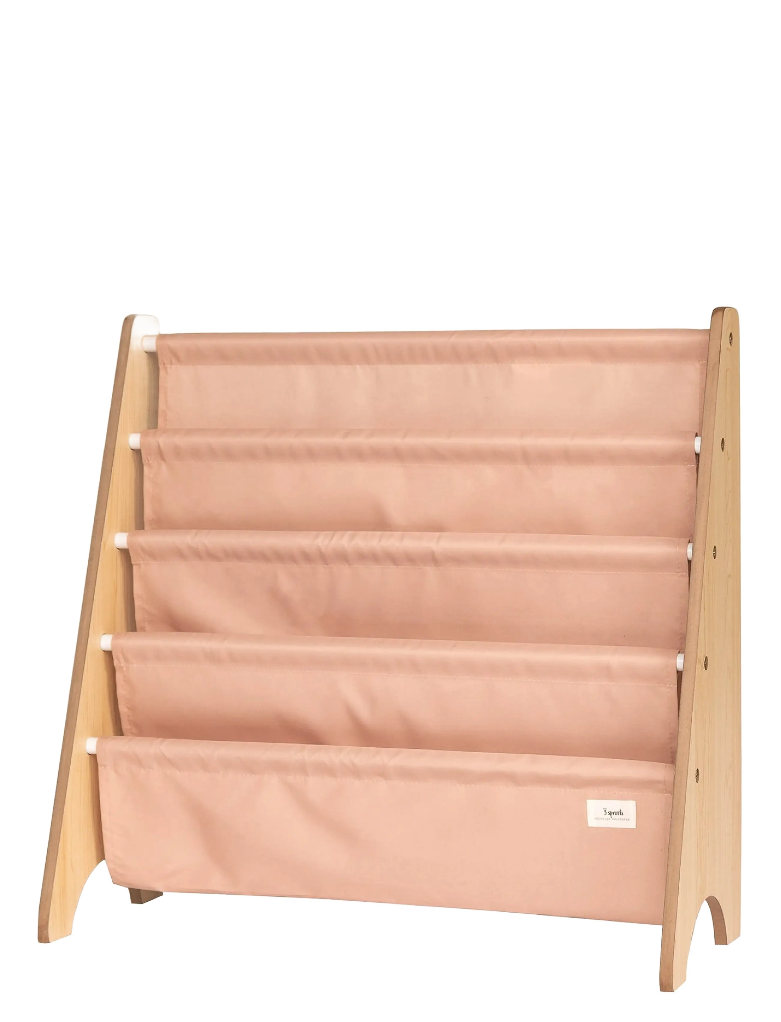 3 Sprouts 3 Sprouts Book Rack, Clay - Lastetuba - PINK / pink/rose