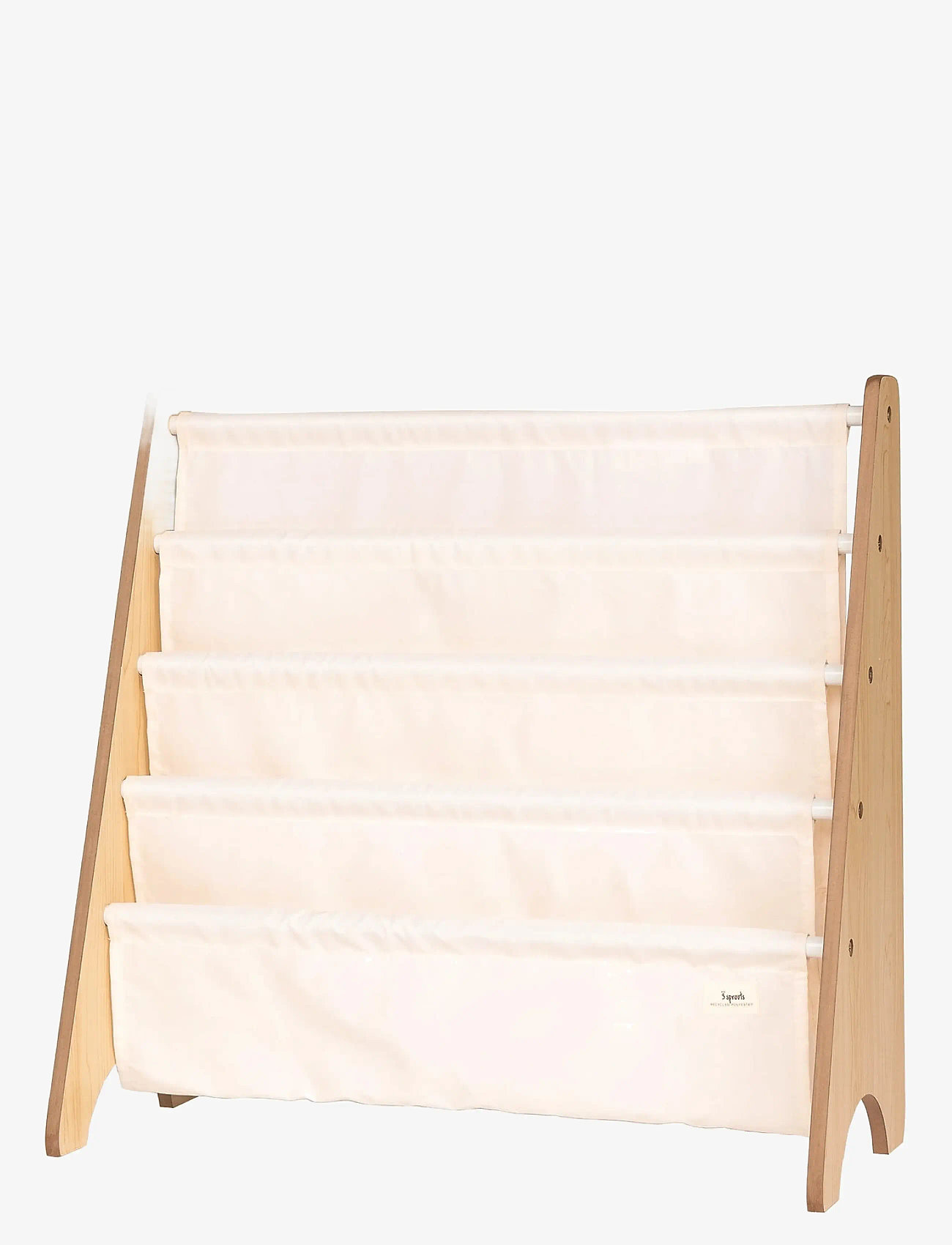 3 Sprouts - 3 Sprouts Book Rack, Cream - regale - beige - 1