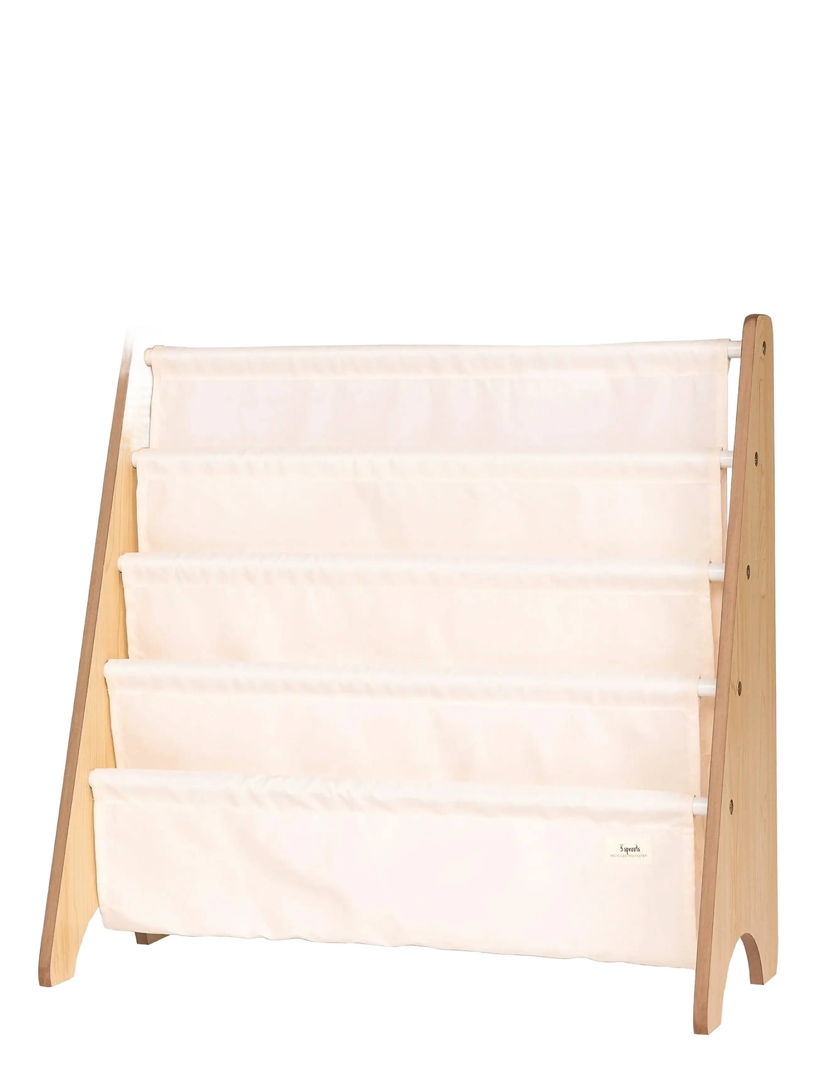 3 Sprouts 3 Sprouts Book Rack, Cream - Today's super deals - BEIGE / cream