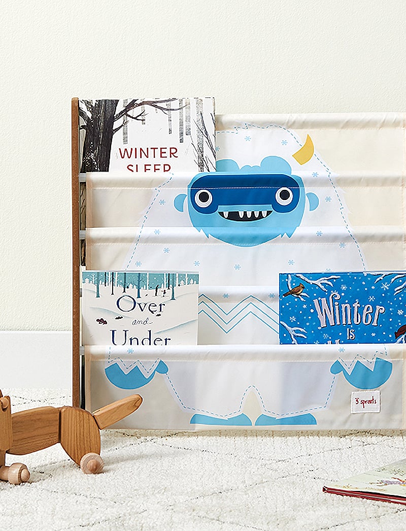 3 Sprouts - 3 Sprouts Bookcase, The Abominable Snowman - aufbewahrungskörbe - sand - white - 4