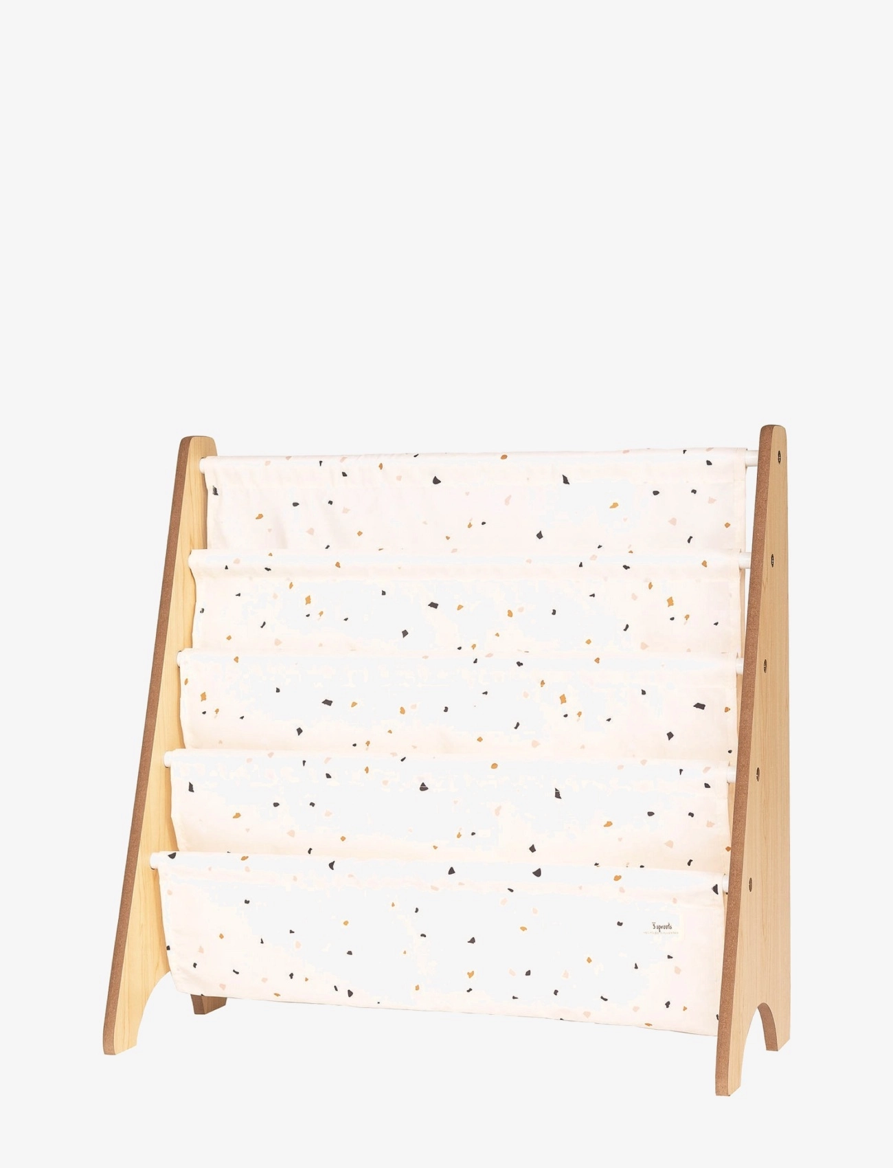 3 SPROUTS 3 Sprouts Book Rack, Terrazzo/Cream Cream - 61CMx62CMx25CM - Kinder