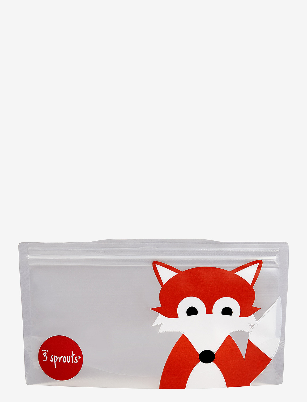 3 Sprouts - 3 Sprouts Snack Bag (2 pack), Fox/Grey - madkasser - grey - 0