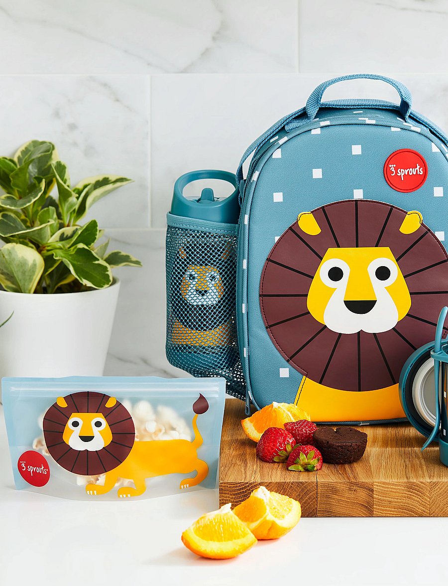 3 Sprouts - 3 Sprouts Snack Bag (2 pack), Lion/Blue - die niedrigsten preise - blue - 2