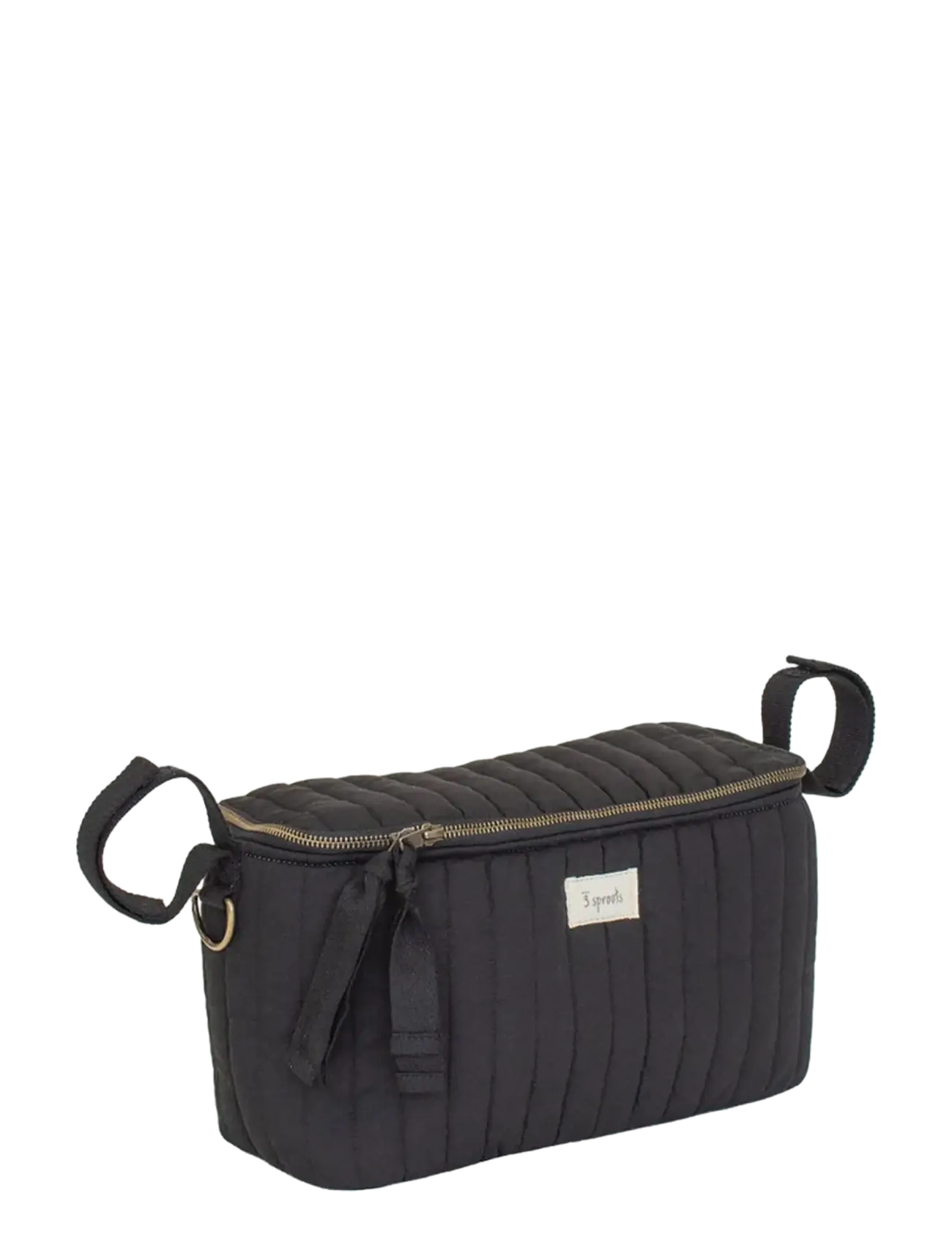 3 Sprouts - 3 Sprouts Stroller Organizer, Quilt/Black - kinderwagen accessoires - black - 3
