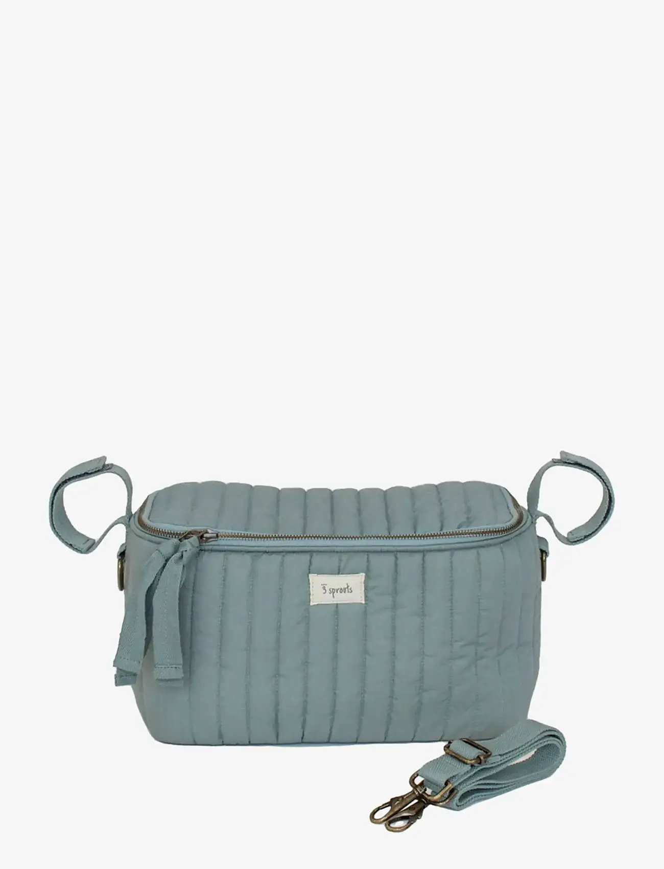 3 Sprouts - 3 Sprouts Stroller Organizer, Quilt/Balsam Green - barnvagnstillbehör - green - 1