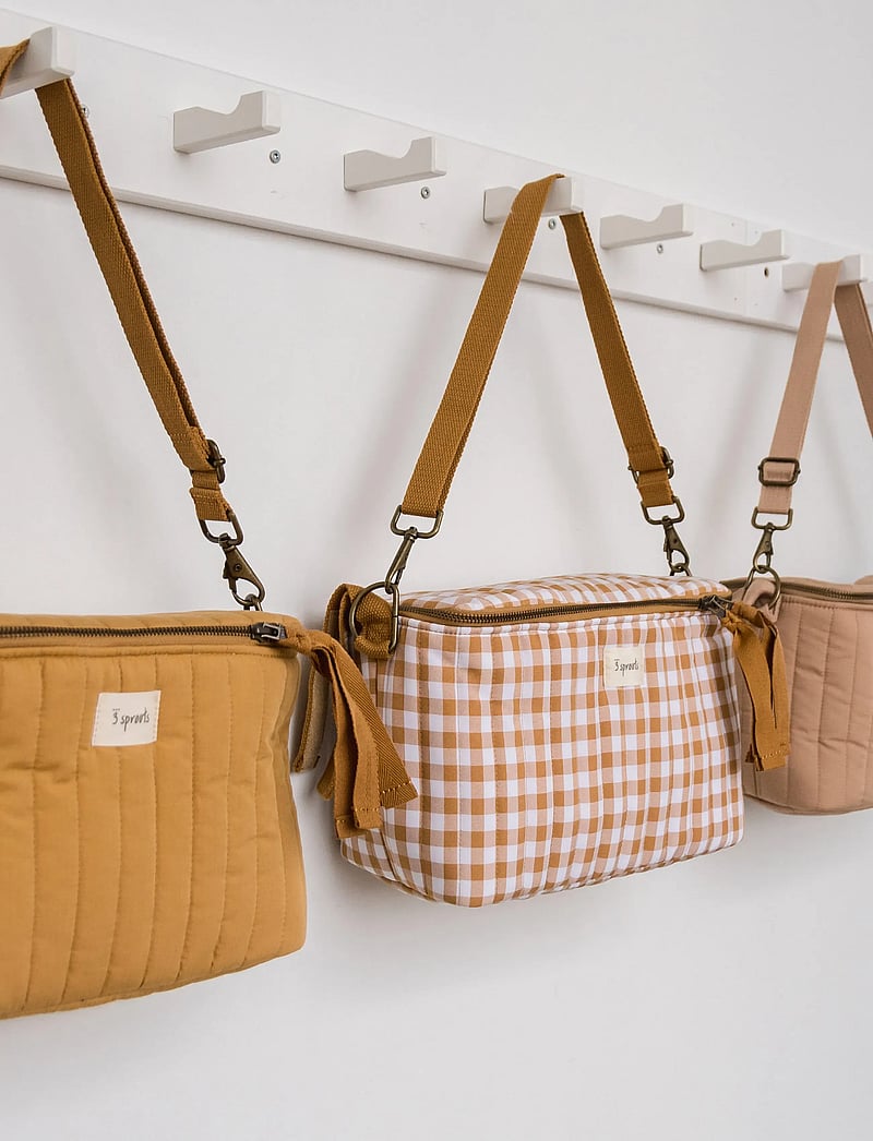 3 Sprouts - 3 Sprouts Stroller Organizer, Quilt/Balsam Green - barnvagnstillbehör - green - 4