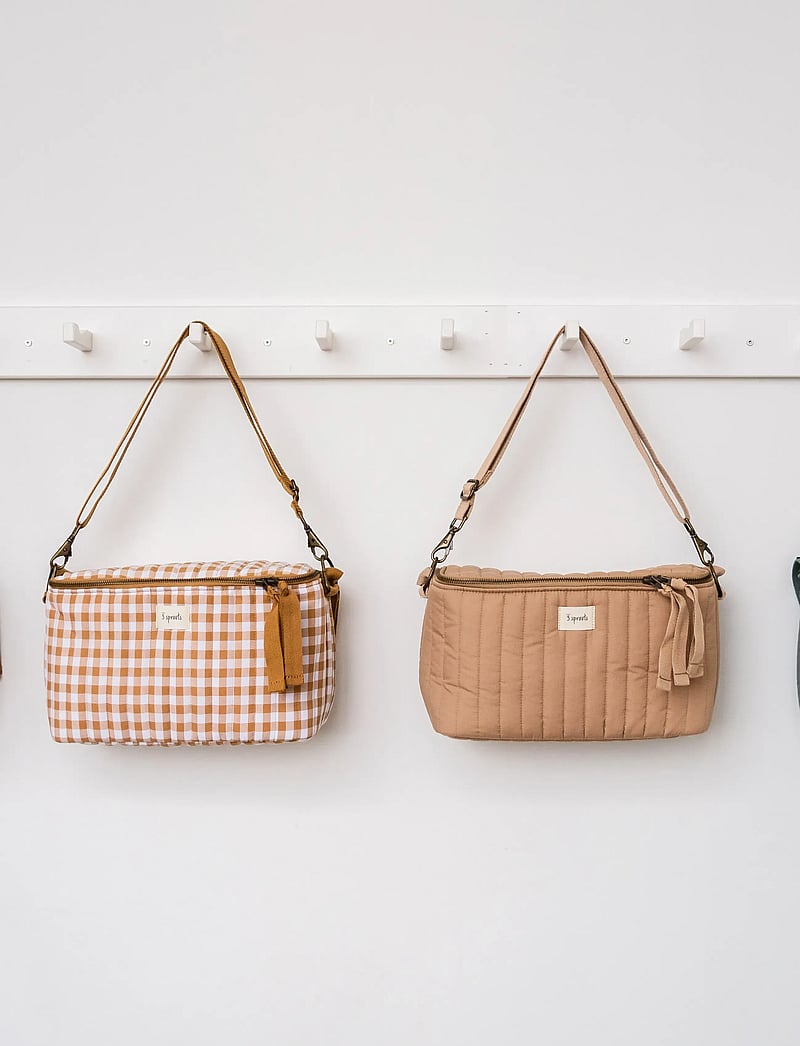 3 Sprouts - 3 Sprouts Stroller Organizer, Quilt/Balsam Green - barnvagnstillbehör - green - 5