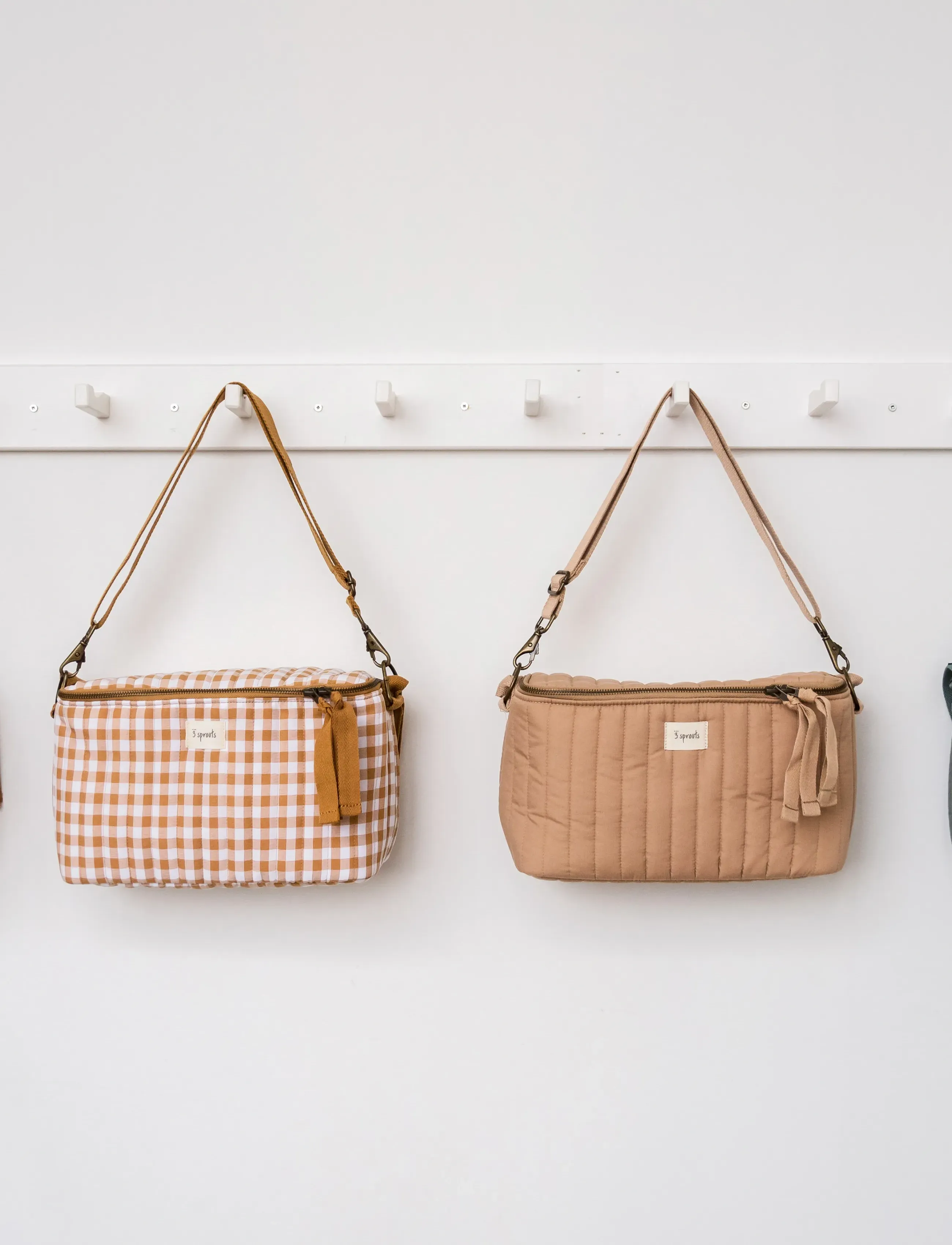 3 Sprouts - 3 Sprouts Stroller Organizer, Quilt/Balsam Green - akcesoria do wózków - green - 5