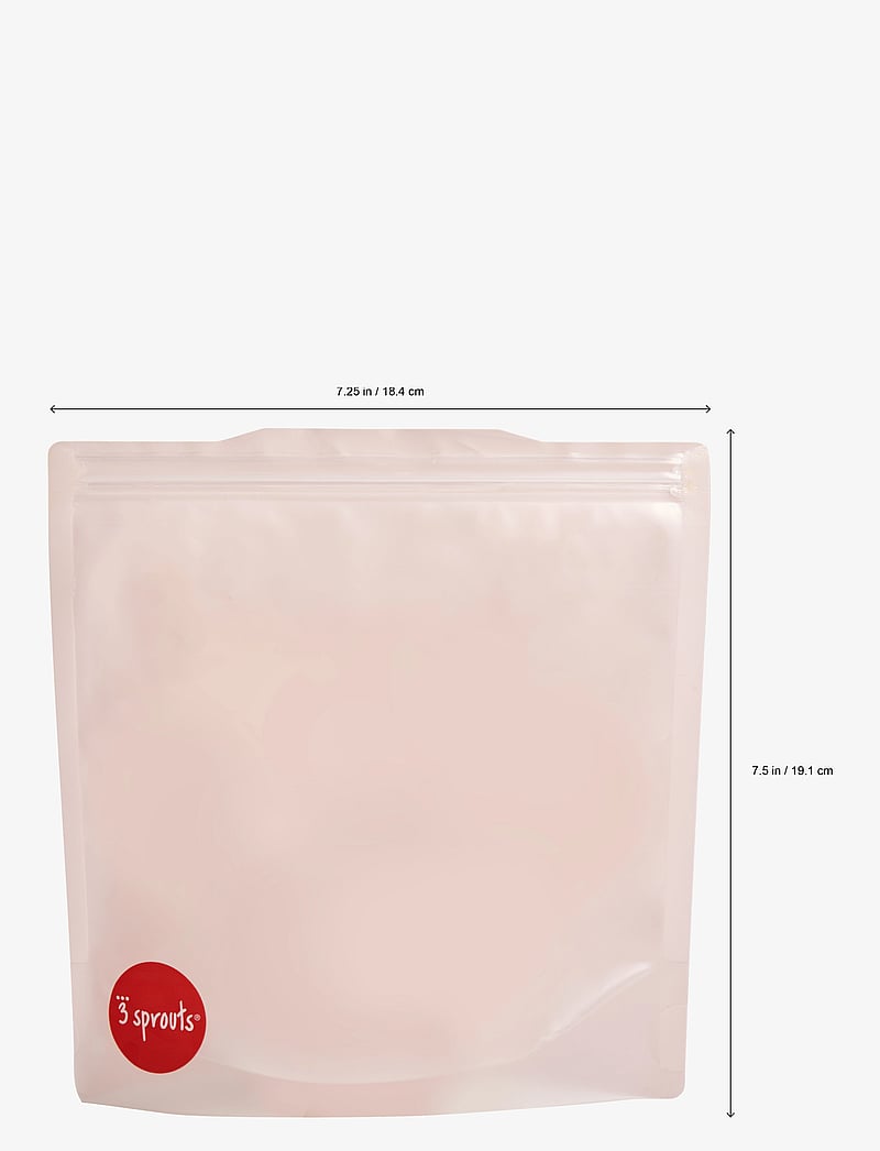 3 Sprouts - 3 Sprouts Sandwich Bag (2 pcs.), Roe Deer - madalaimad hinnad - pink - 1