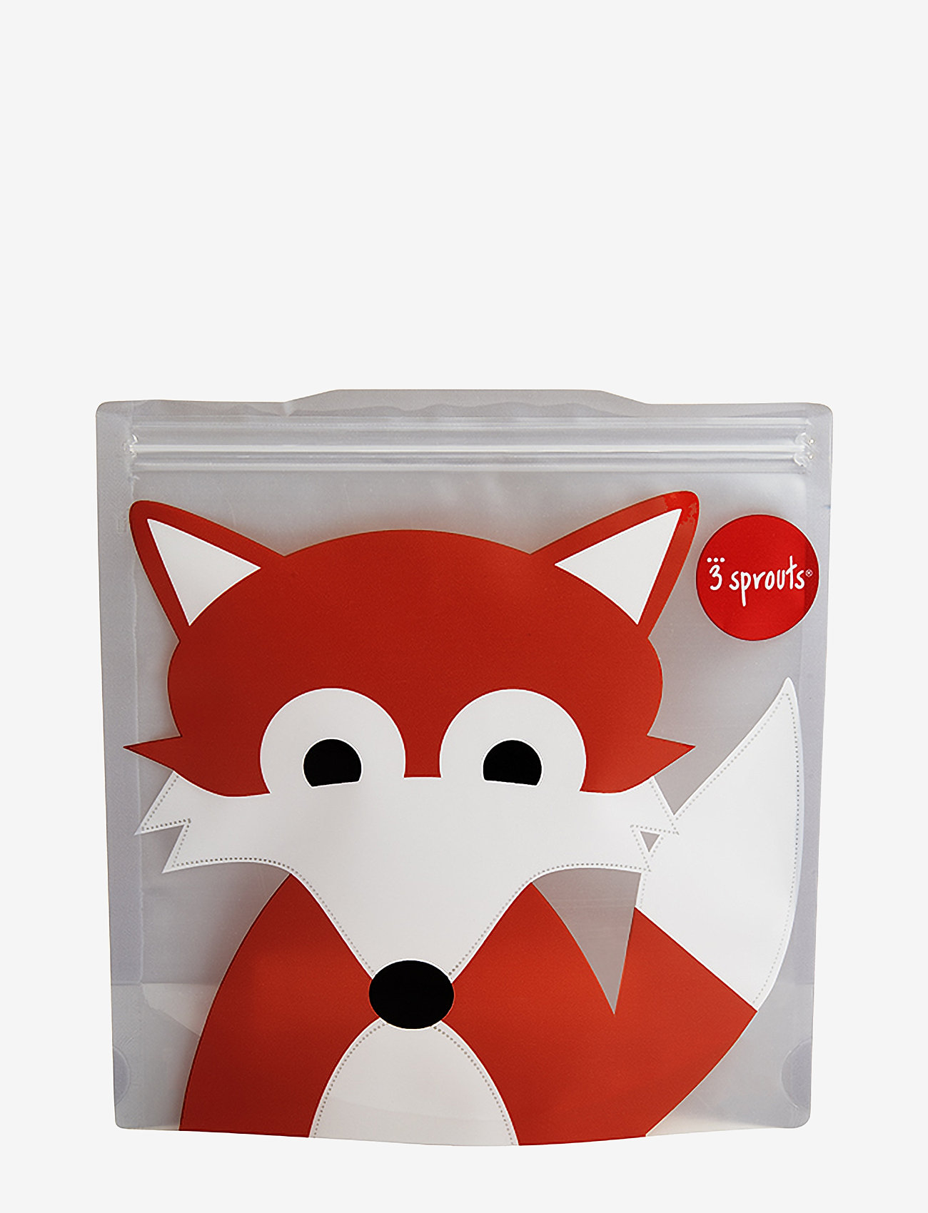 3 Sprouts - 3 Sprouts Sandwich Bag (2 pack), Fox/Gray - madkasser - grey - 0
