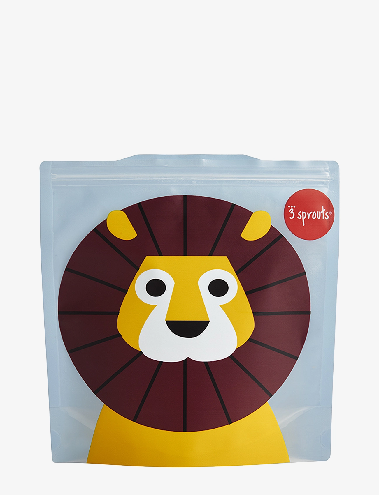 3 Sprouts 3 Sprouts Sandwich Bag (2 Pack), Lion/Blue, 18.42X5.72X19 cm, Blue, Måltidstid > Madkasser, Børn