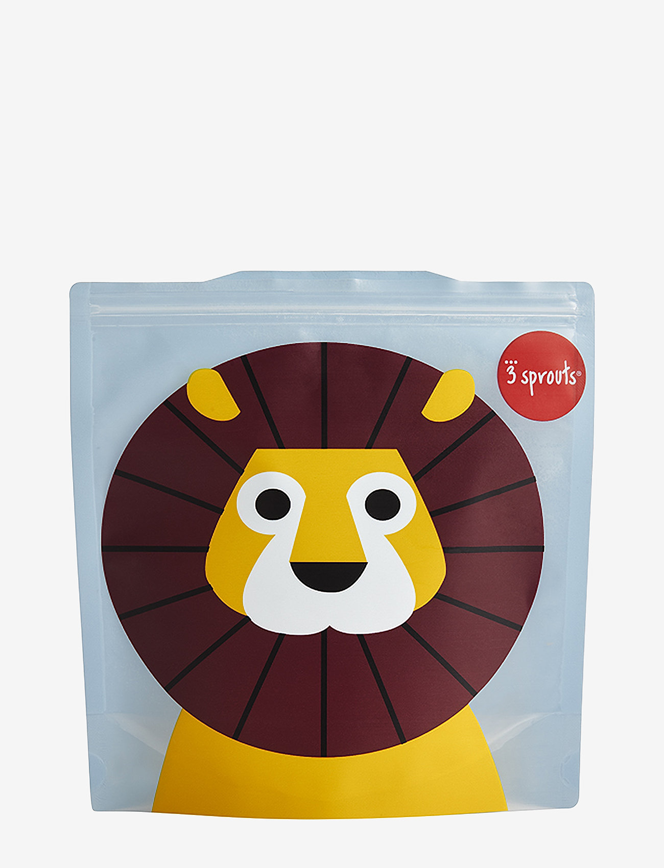 3 Sprouts - 3 Sprouts Sandwich Bag (2 pack), Lion/Blue - lunchlådor - blue - 0