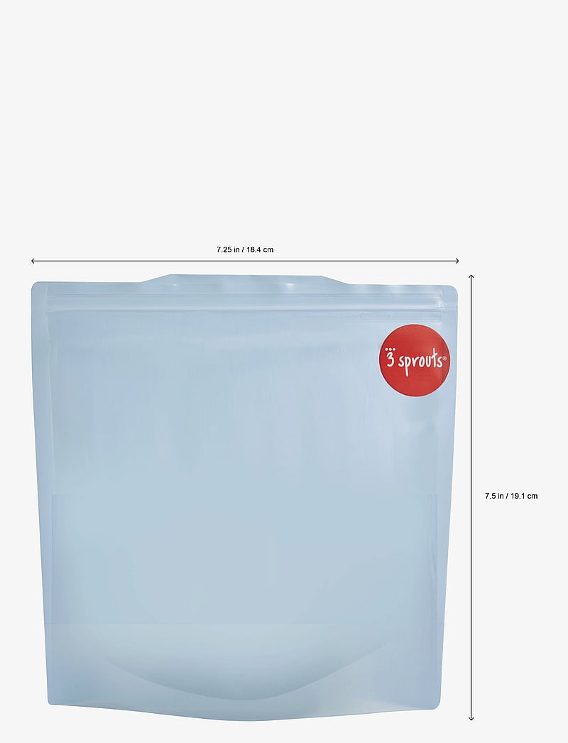 3 Sprouts - 3 Sprouts Sandwich Bag (2 pack), Lion/Blue - lõunasöögikarbid - blue - 1
