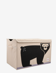 Storage basket with Lid - BLACK - BEAR
