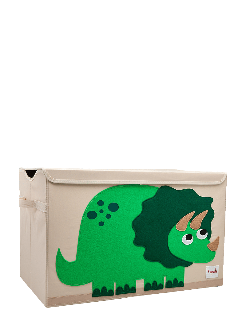 3 Sprouts - Storage basket with Lid - aufbewahrungsboxen - green - dinosaur - 1