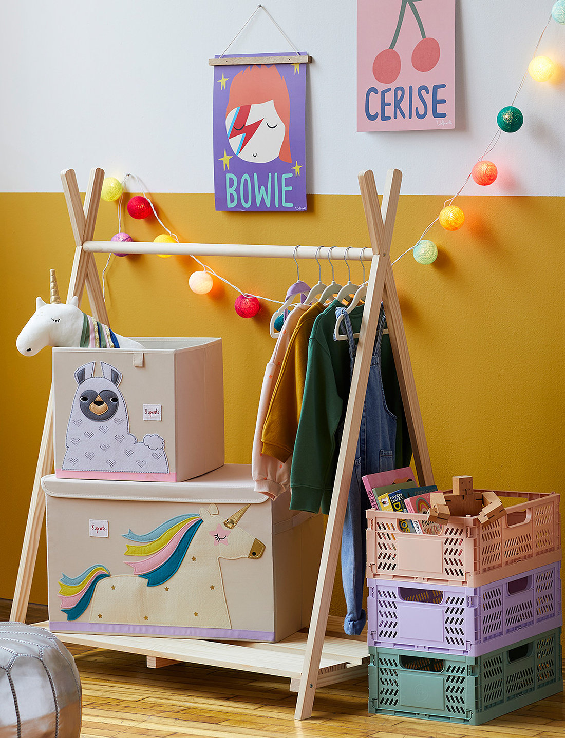 3 Sprouts Storage Basket With Lid Storage Boozt