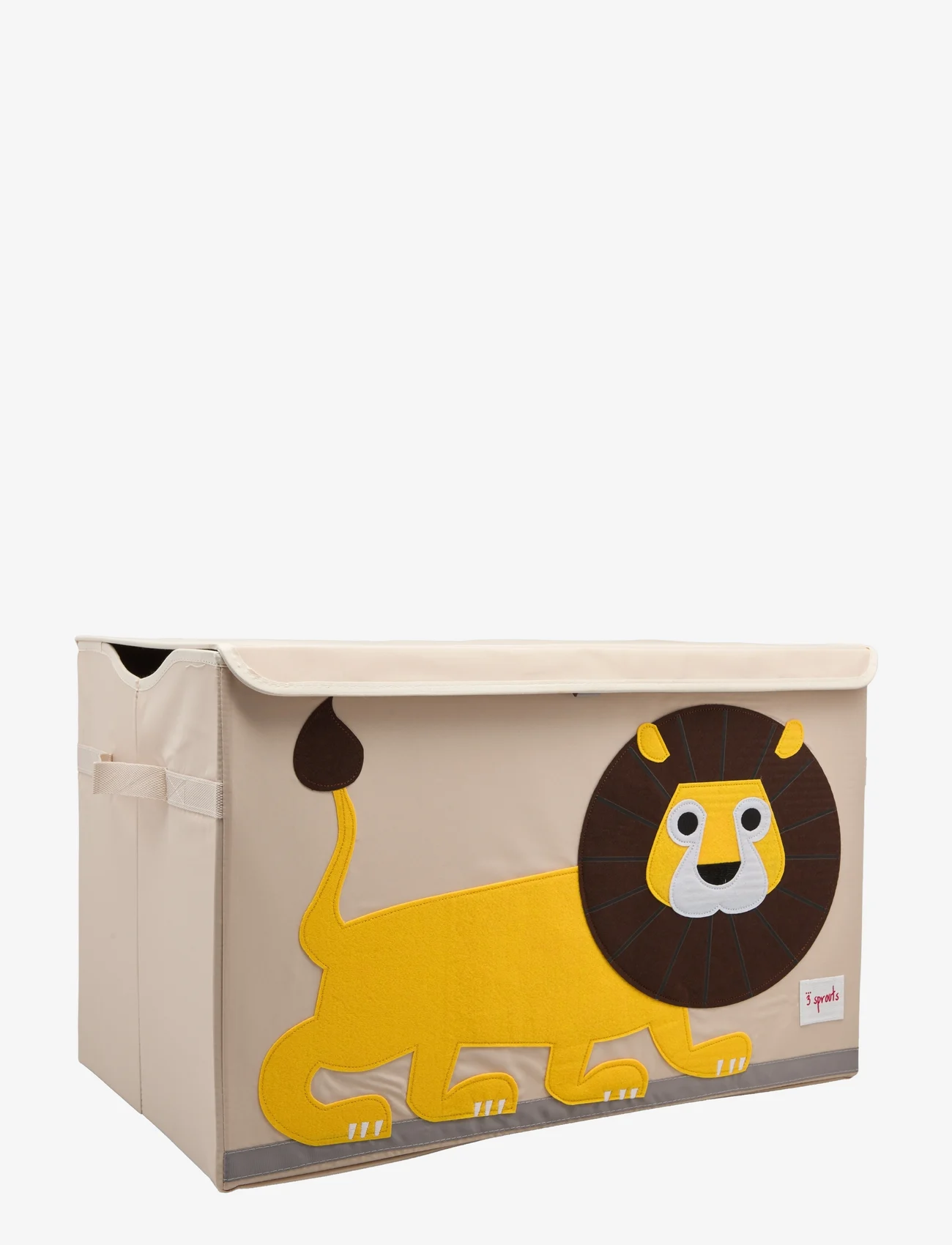 3 Sprouts - Storage basket with Lid - säilytyslaatikot - yellow - lion - 1