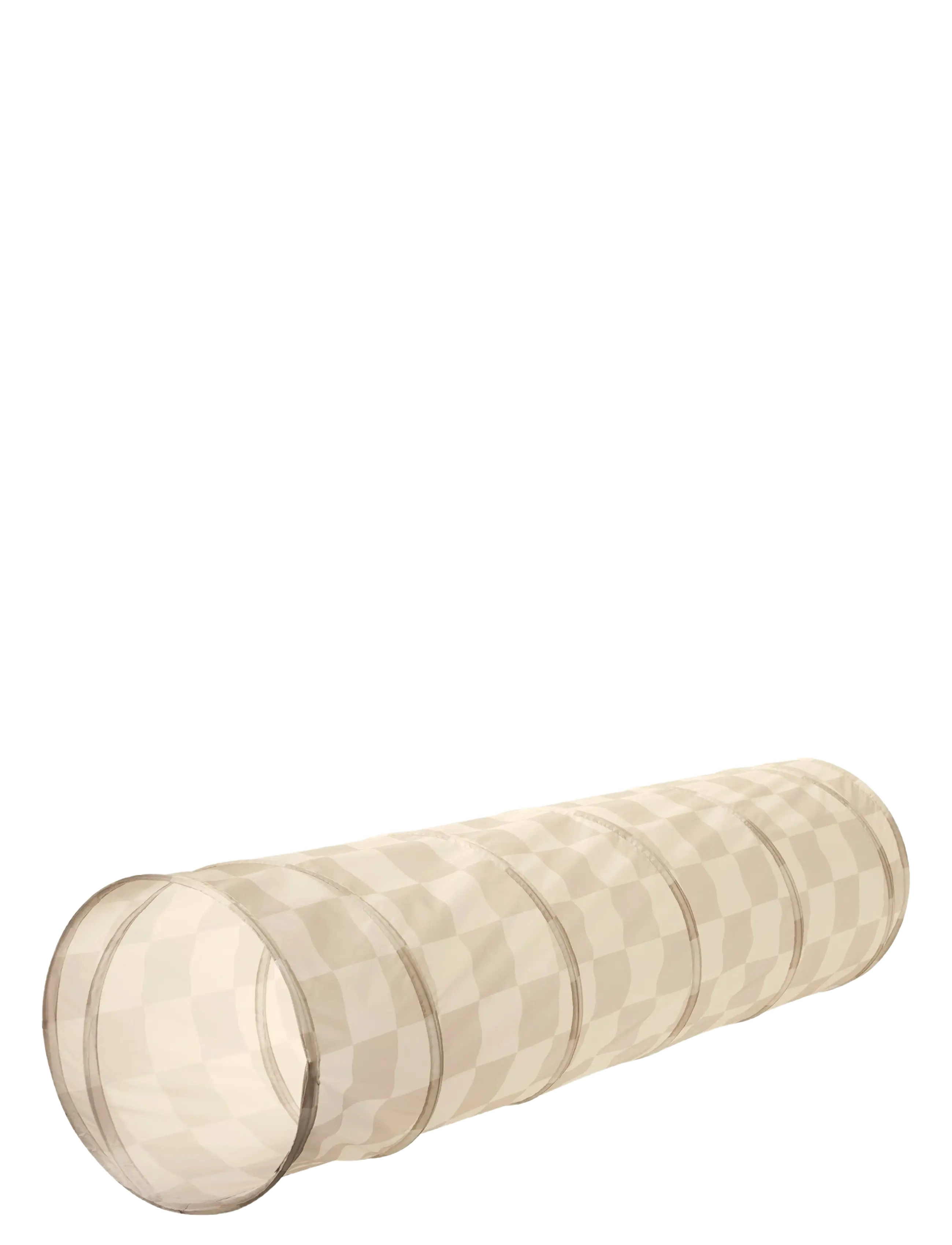 3 Sprouts Play tunnel, Checkerboard beige - BEIGE