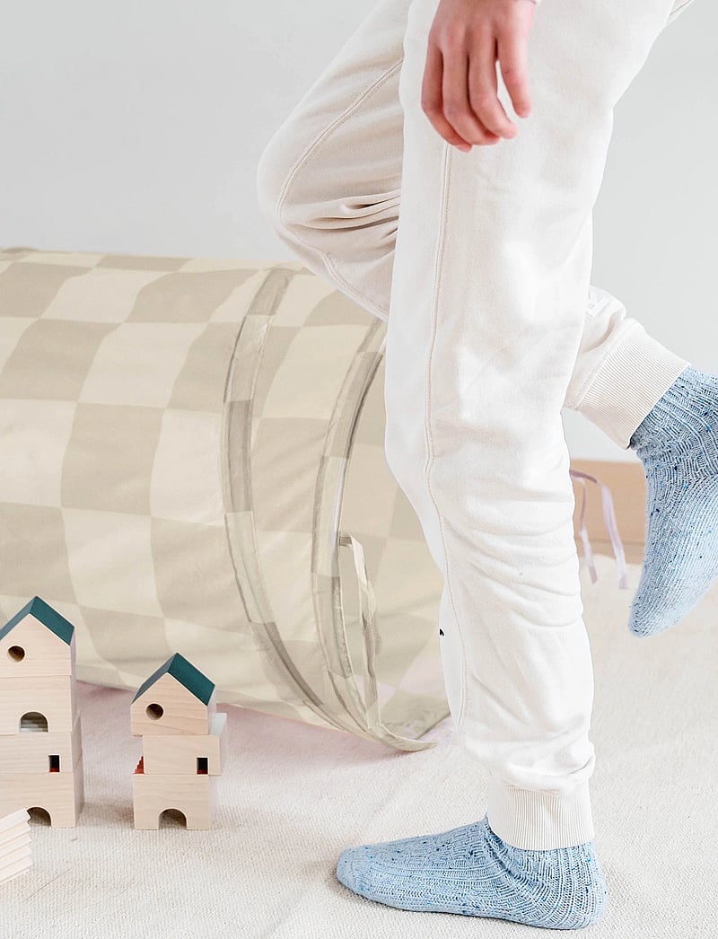 3 Sprouts - 3 Sprouts Play tunnel, Checkerboard beige - spieltunnel - beige - 0