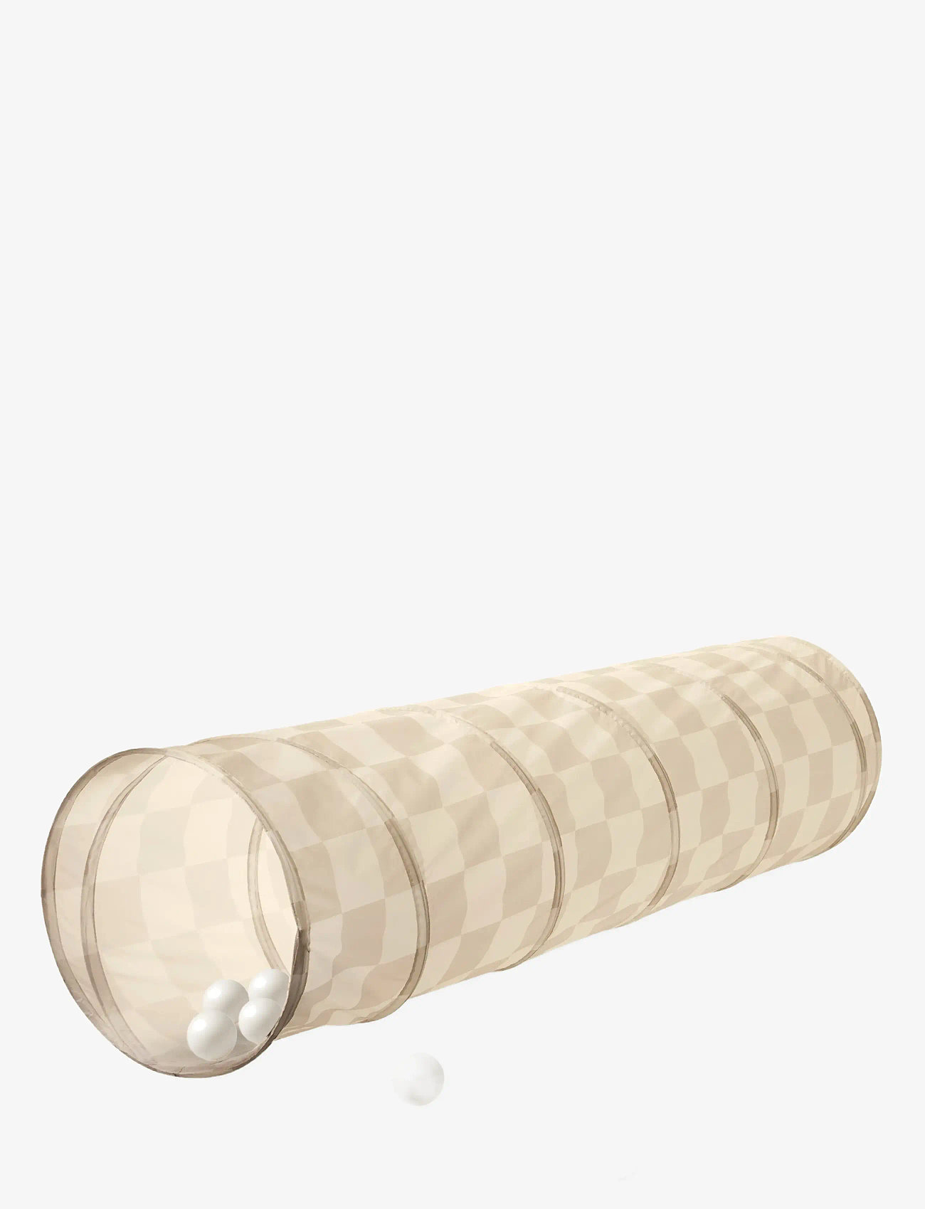 3 Sprouts - 3 Sprouts Play tunnel, Checkerboard beige - spieltunnel - beige - 3