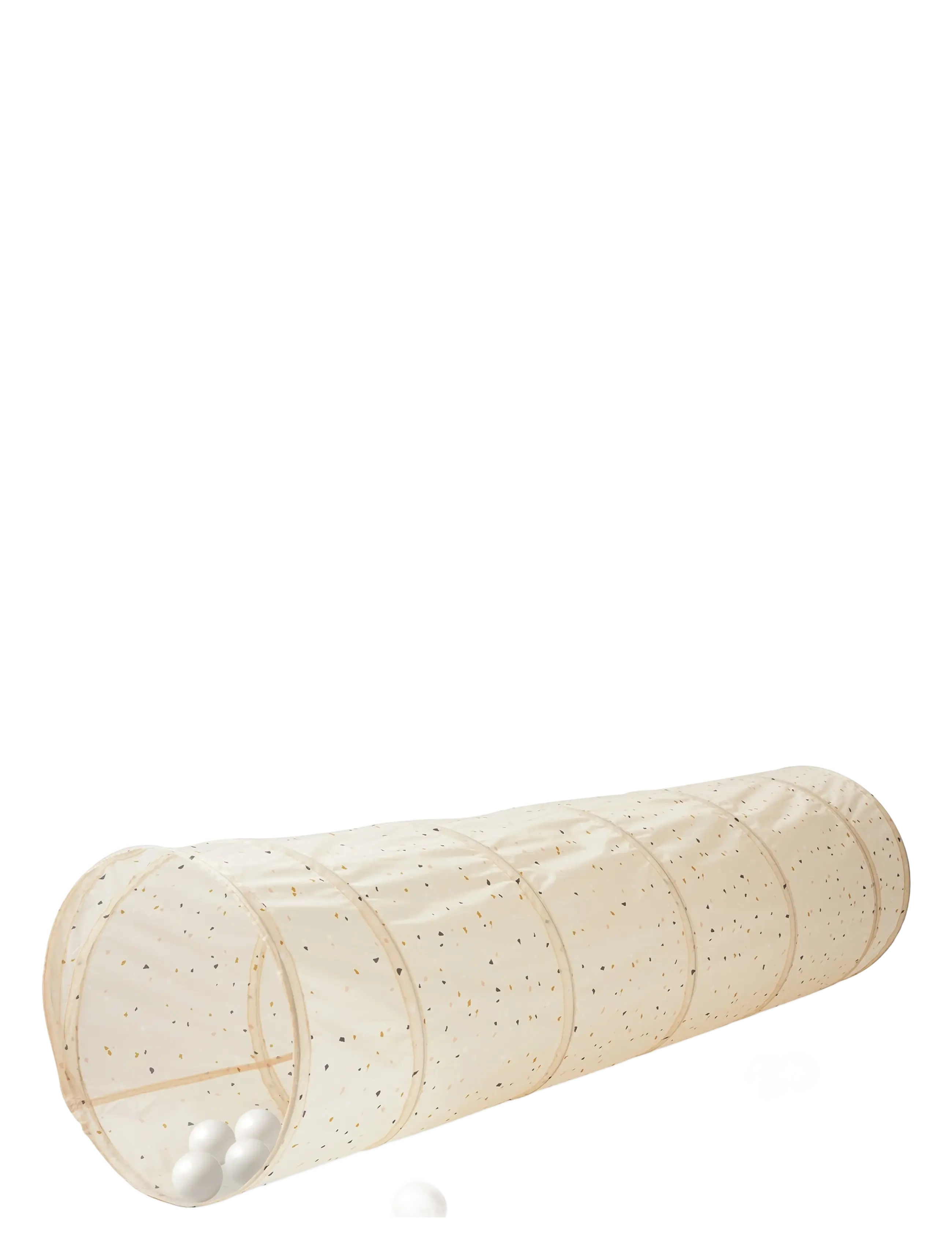 3 Sprouts - 3 Sprouts Play Tunnel, Terrazzo/Beige - spieltunnel - beige - 2