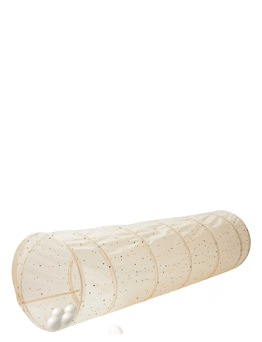 3 Sprouts - 3 Sprouts Play Tunnel, Terrazzo/Beige - spieltunnel - beige - 2