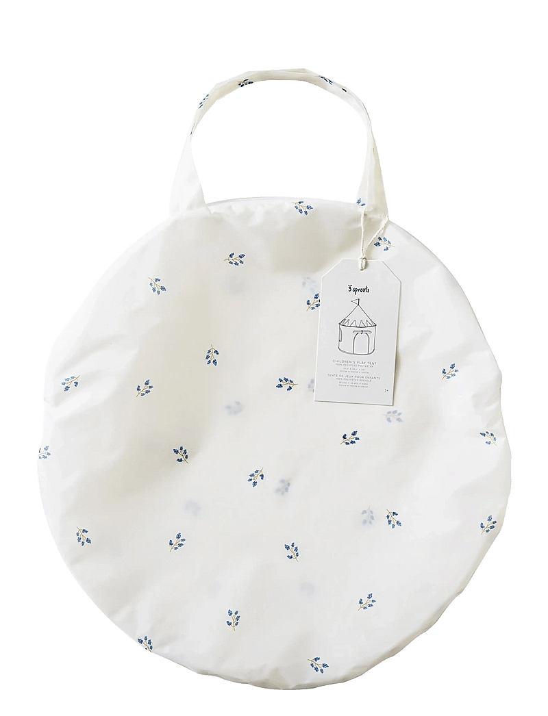 3 Sprouts - 3 Sprouts Play Tent, Blueberry Ivory - spielzelte und -tunnel - beige - 2
