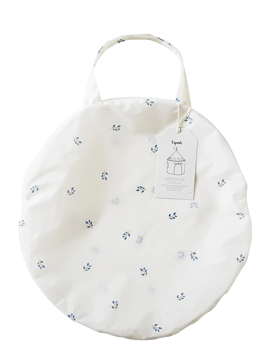 3 Sprouts - 3 Sprouts Play Tent, Blueberry Ivory - speeltenten en -tunnels - beige - 2