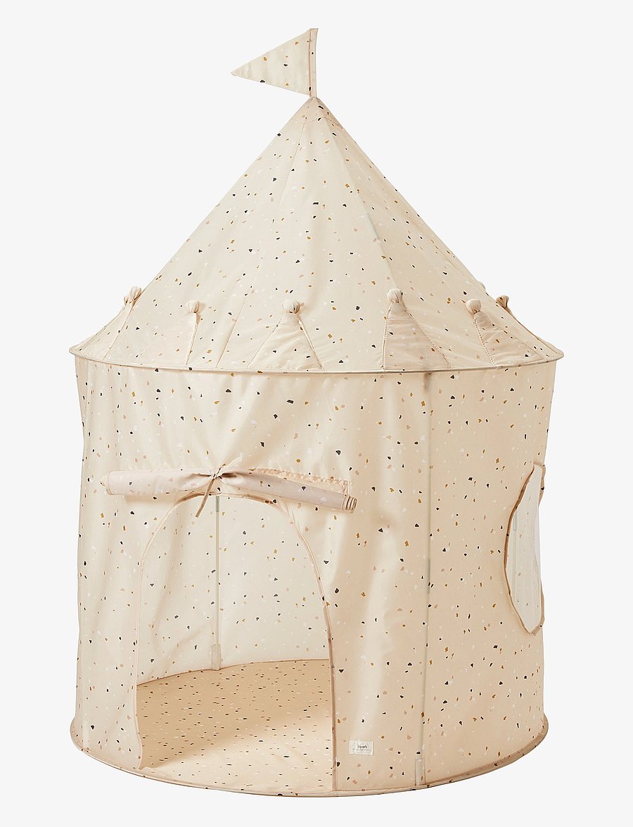 3 Sprouts - 3 Sprouts Play tent, Terrazzo Almond - play tents & tunnels - almond - 0