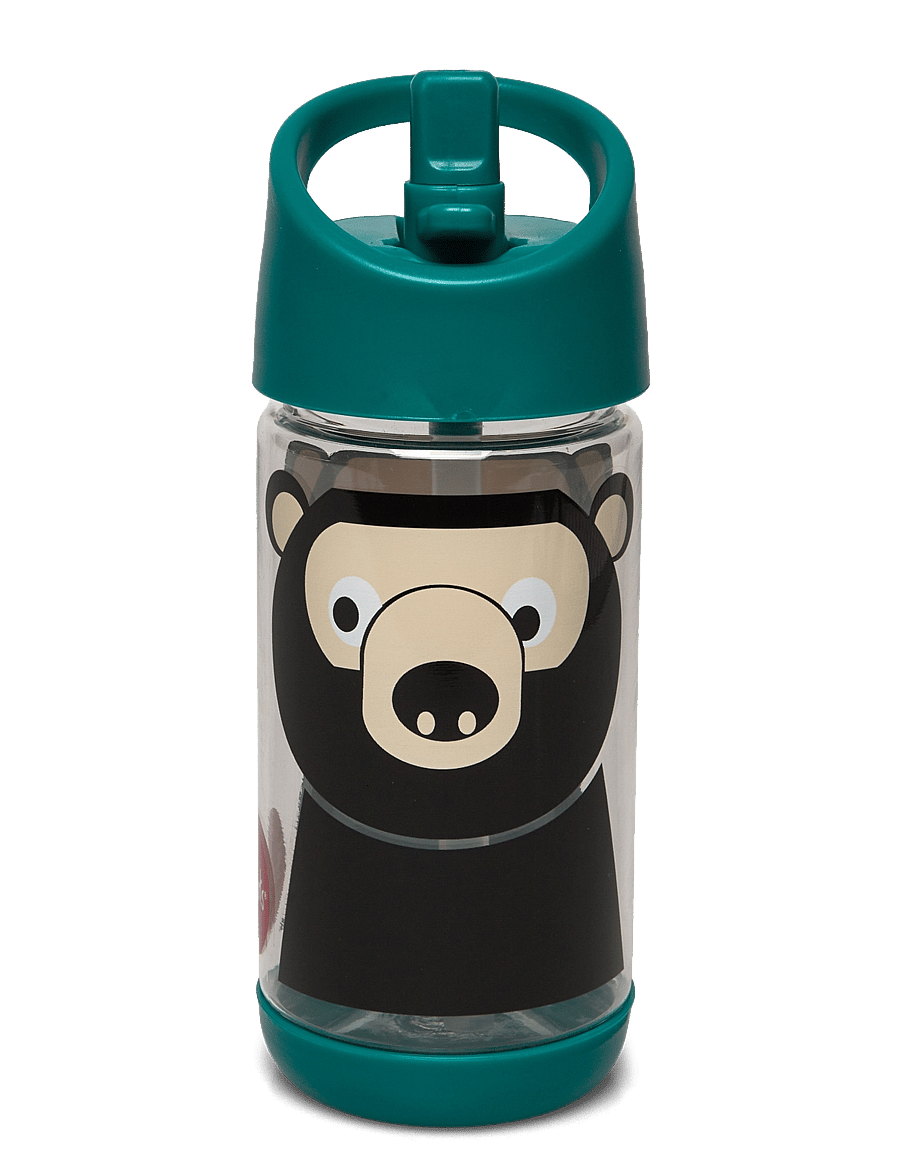 3 Sprouts - Water Bottle - suvised sooduspakkumised - teal - bear - 0