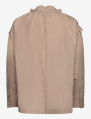 3.1 Phillip Lim - LS COTTON POPLIN TIE-NK BOXY SHIRT - blouses met lange mouwen - khaki - 1